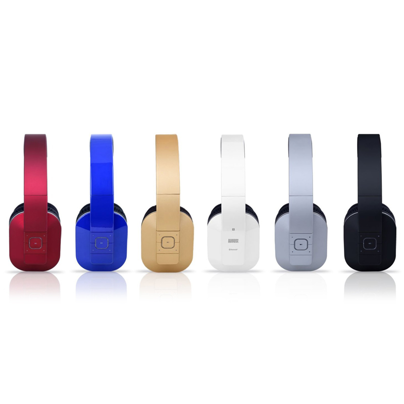 August EP650R Bluetooth NFC Kopfhörer rot