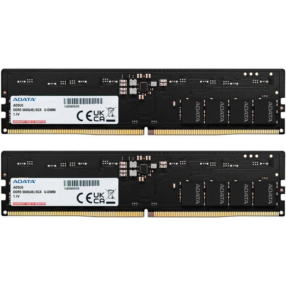 ADATA Premier 16GB DDR5-5600 CL46 (AD5U56008G-DT) Arbeitsspeicher