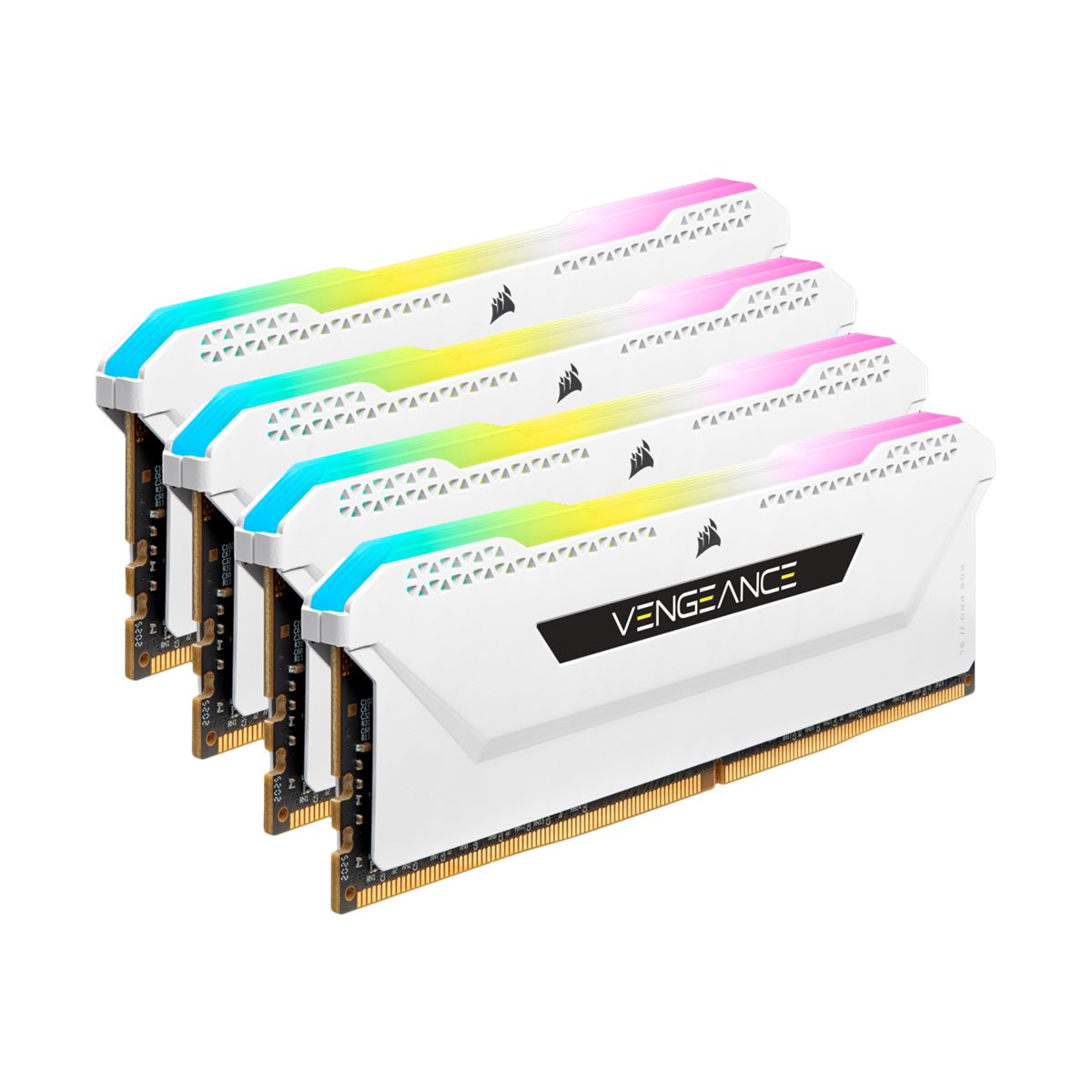 Corsair Vengeance RGB PRO SL DDR4 3200MHz C16 64GB (4x16GB) Arbeitsspeicher weiß