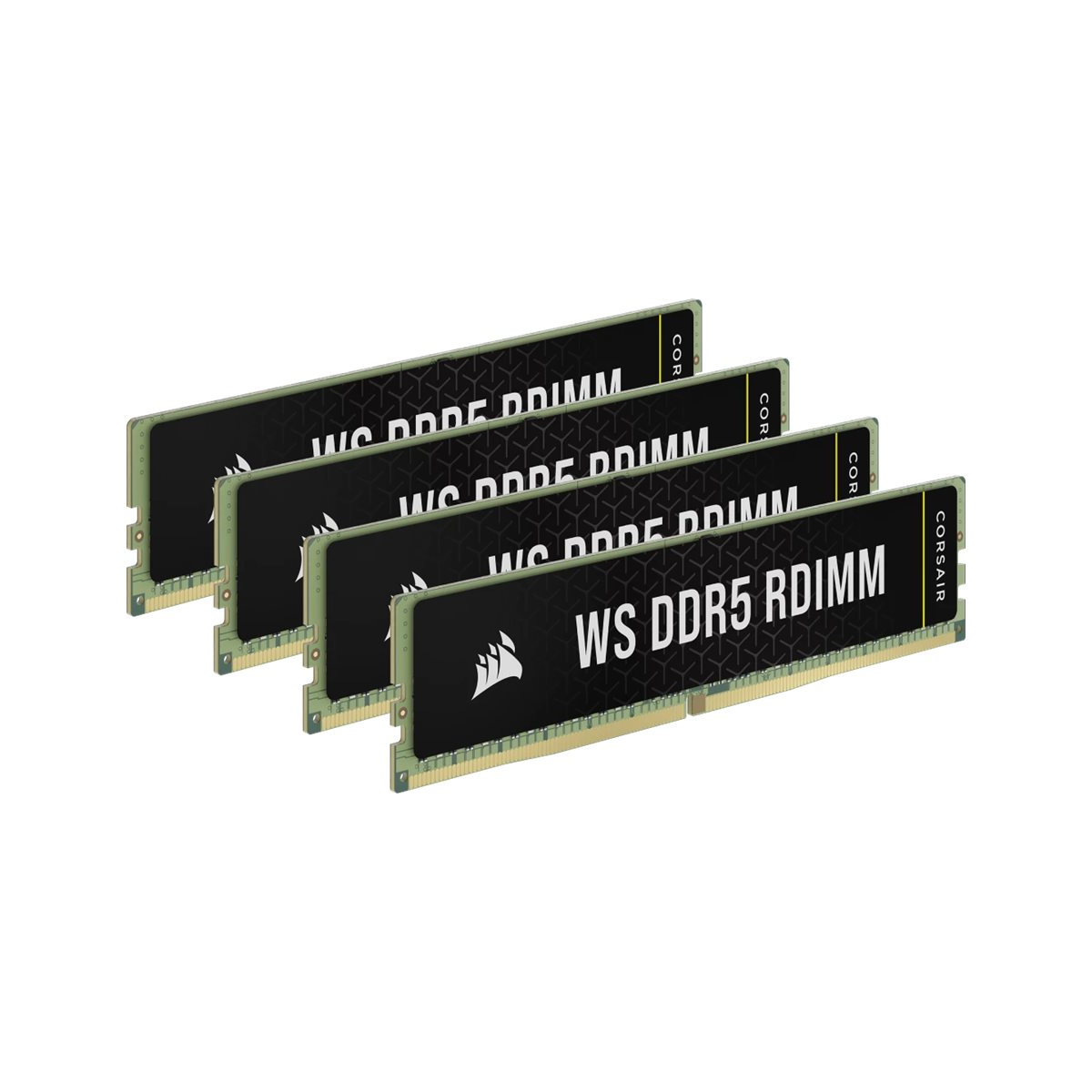 Corsair WS DDR5 ECC RDIMM 64GB (4x16GB) 5600MHz Workstation-Arbeitsspeicher schwarz