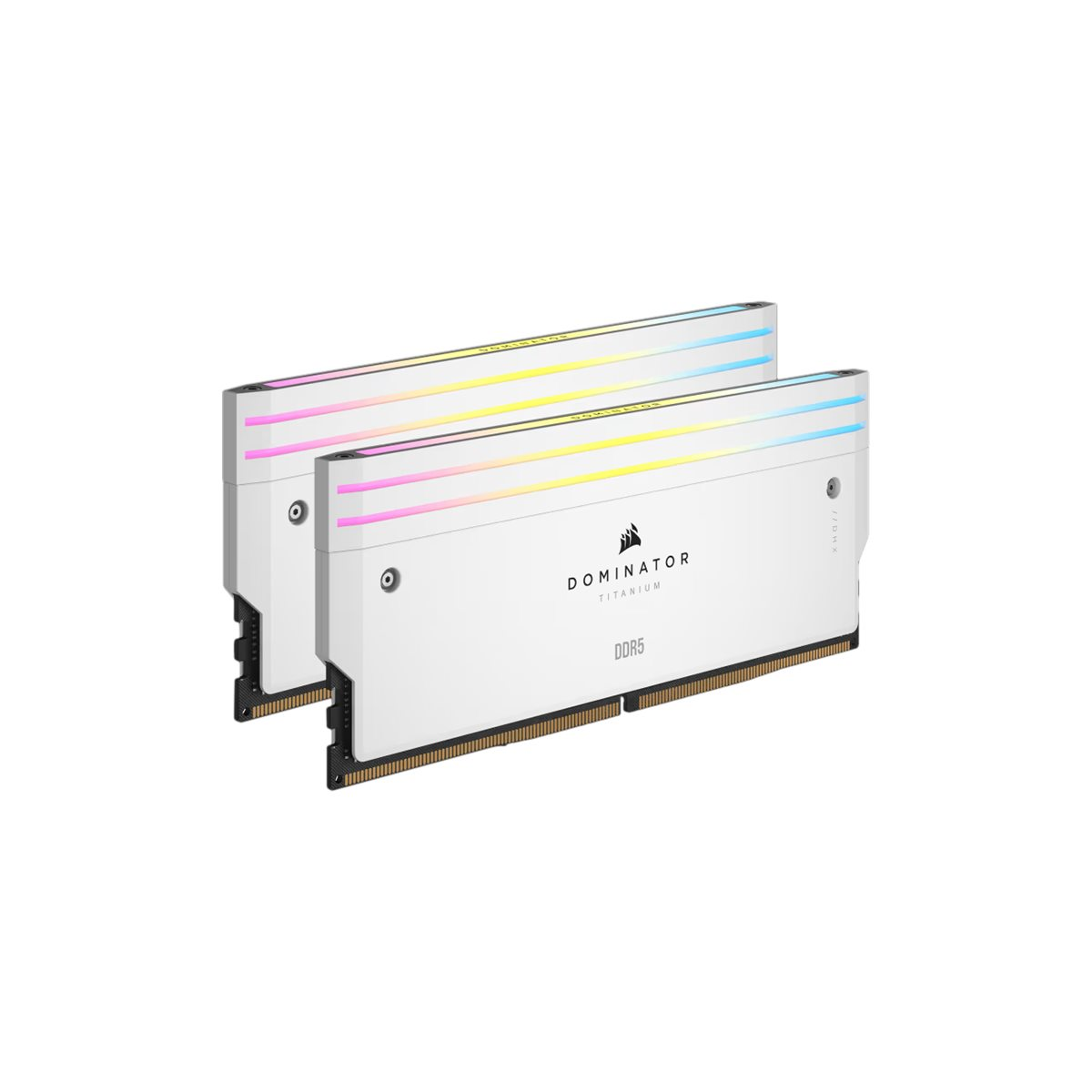 Corsair Dominator Titanium RGB DDR5 96GB (2x48GB) 6400MHz Arbeitsspeicher weiß