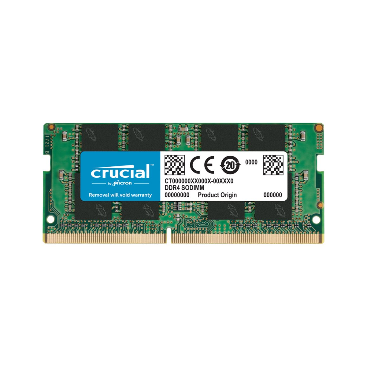 Crucial DDR4 16GB SODIMM 3200MHz CL22 Laptop-Arbeitsspeicher