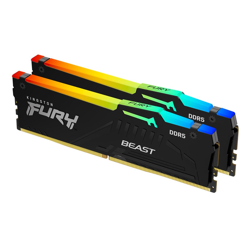 Kingston FURY Beast RGB 16GB Kit DDR5-5600 CL36 Arbeitsspeicher