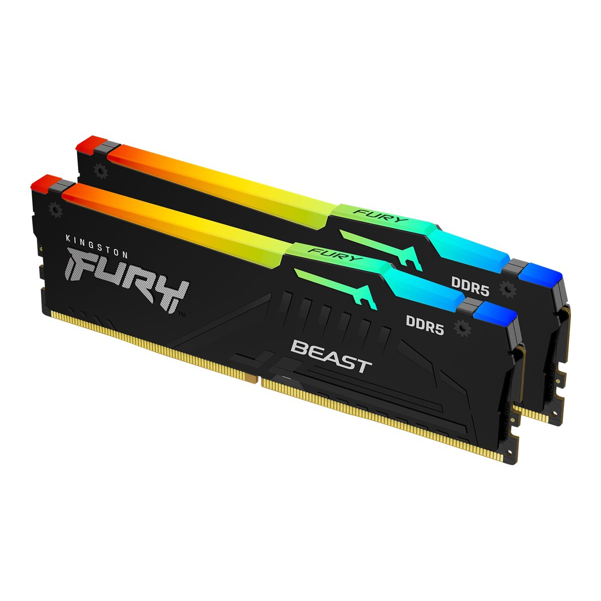 Kingston FURY Beast Arbeitsspeicher RGB DDR5-6000 32GB Kit schwarz