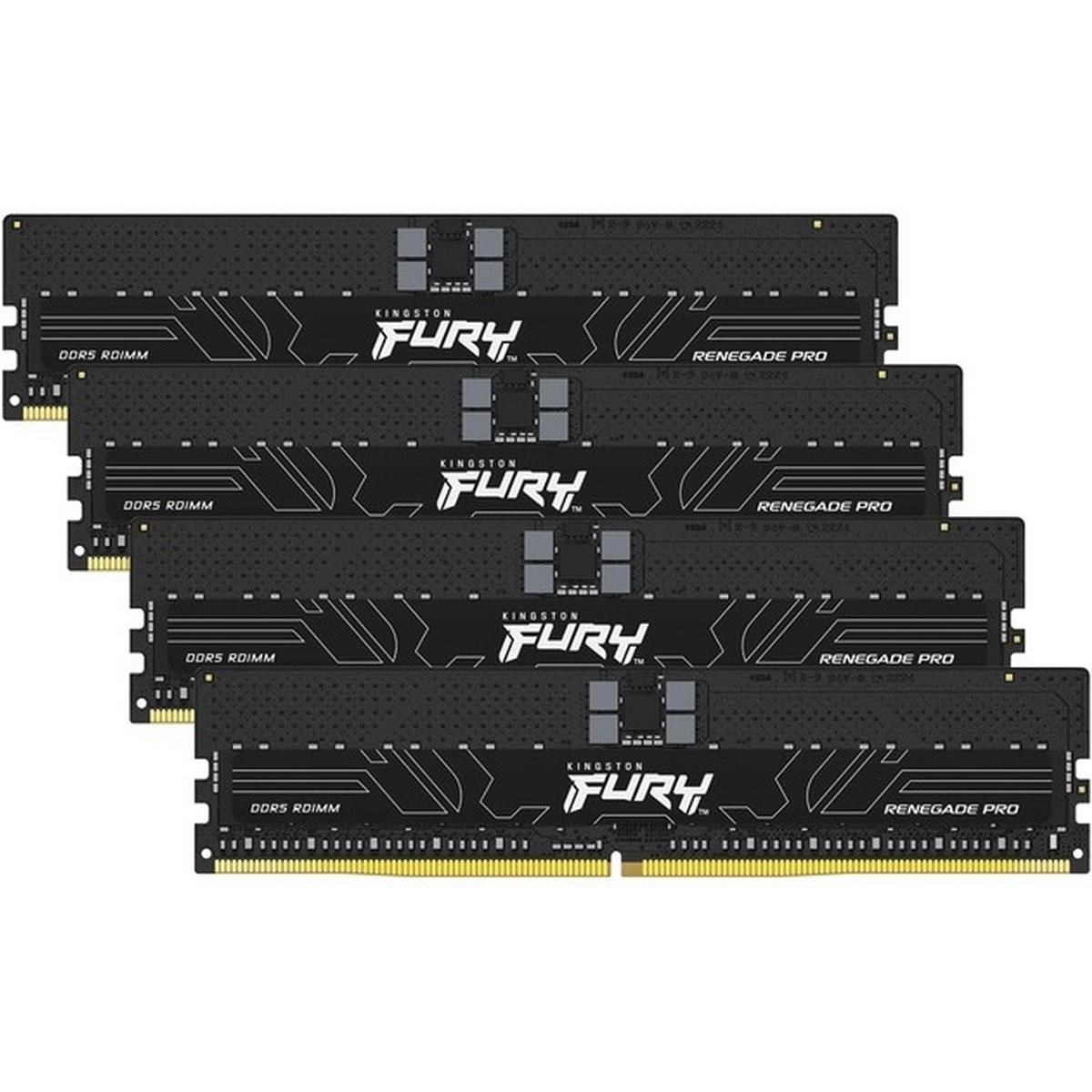 Kingston FURY Renegade Pro 128GB (4x 32GB) DDR5-6400 ECC Registered DIMM Arbeitsspeicher Kit