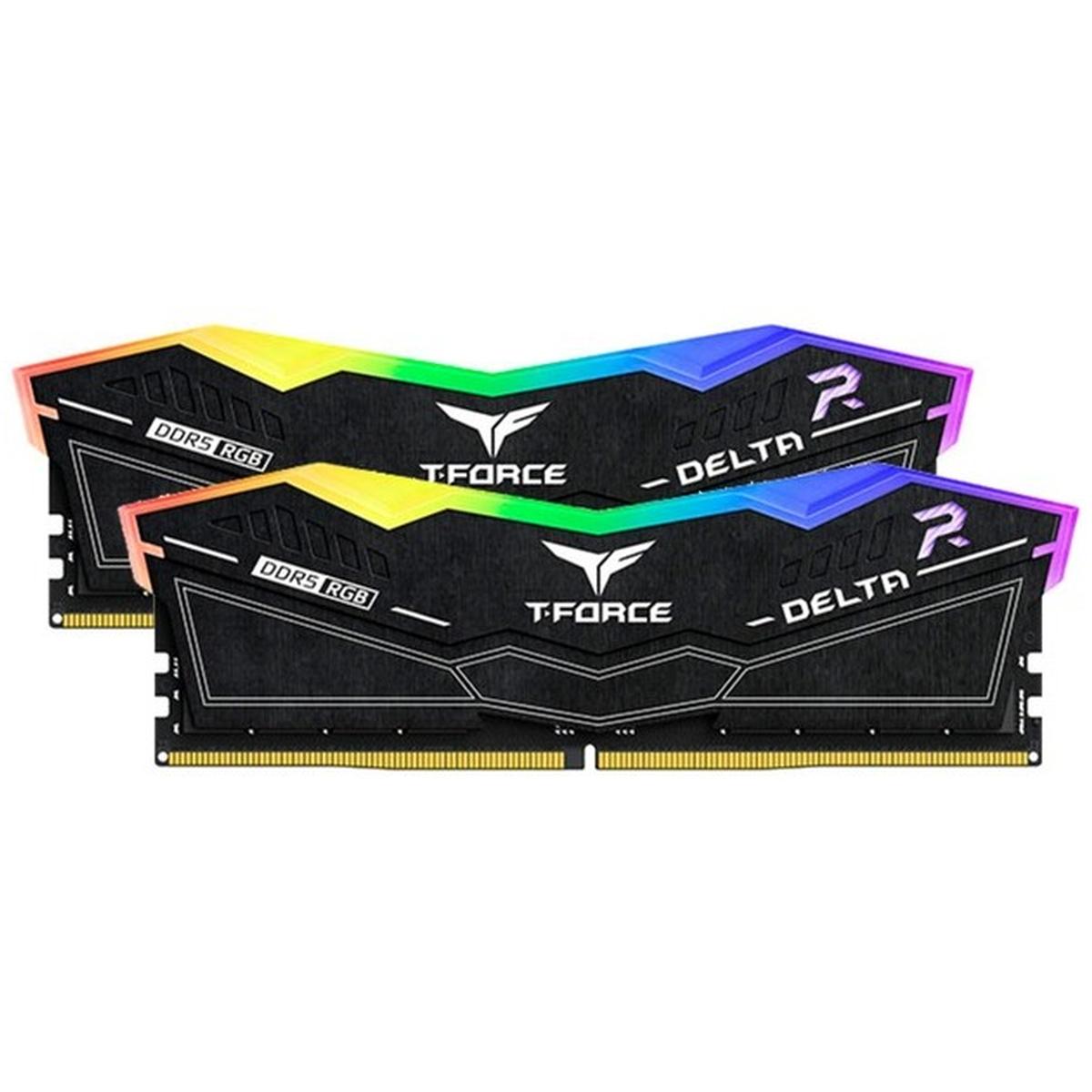 TEAMGROUP T-Force Delta RGB 32GB (2x16GB) DDR5-6000 Arbeitsspeicher schwarz