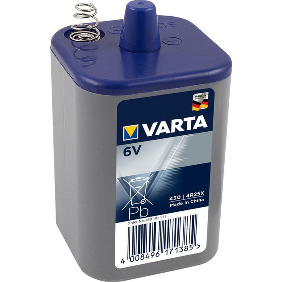 Varta 430 4R25X Zink-Chlorid Blockbatterie 6V