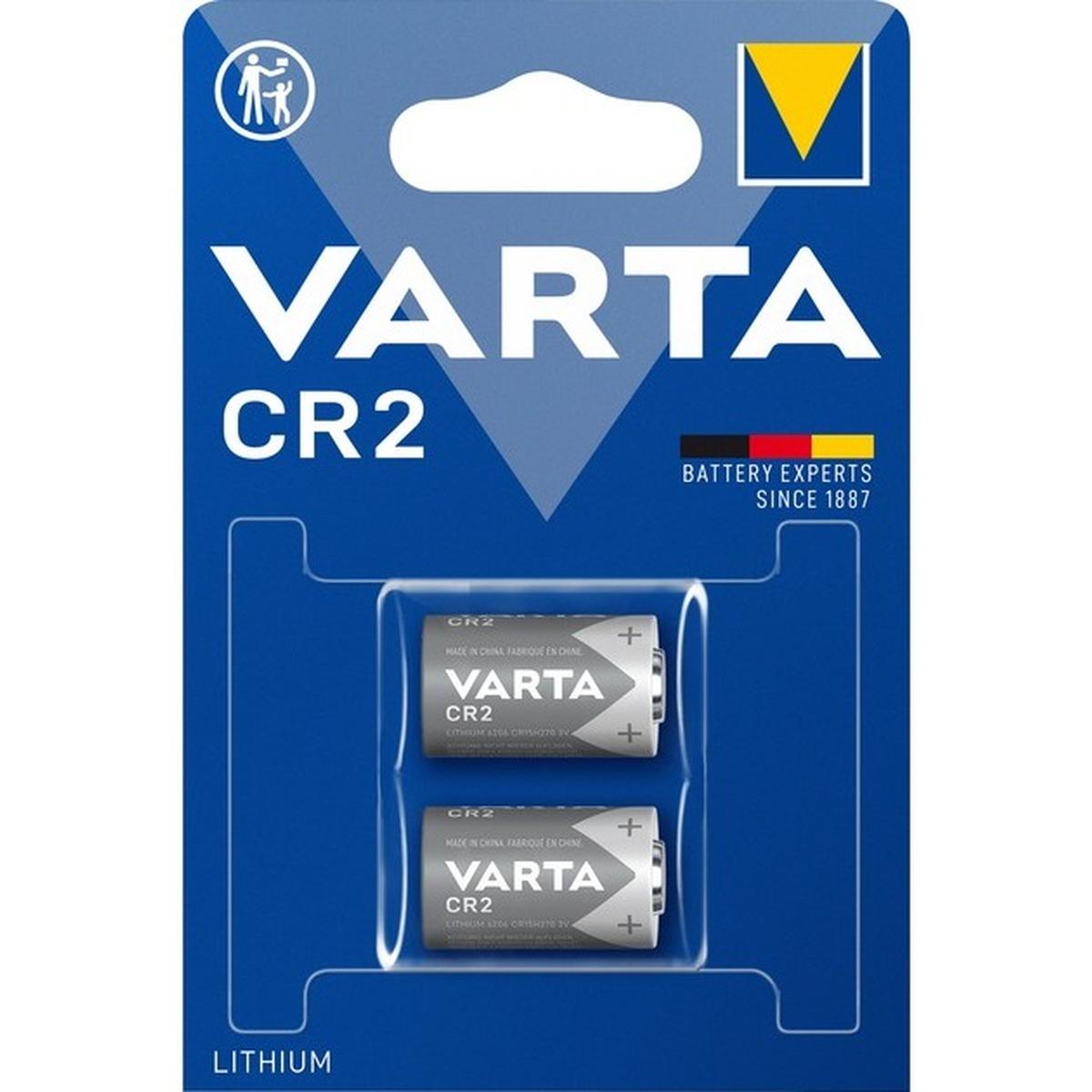 Varta CR2 Lithium Batterie 3V 2 Stück