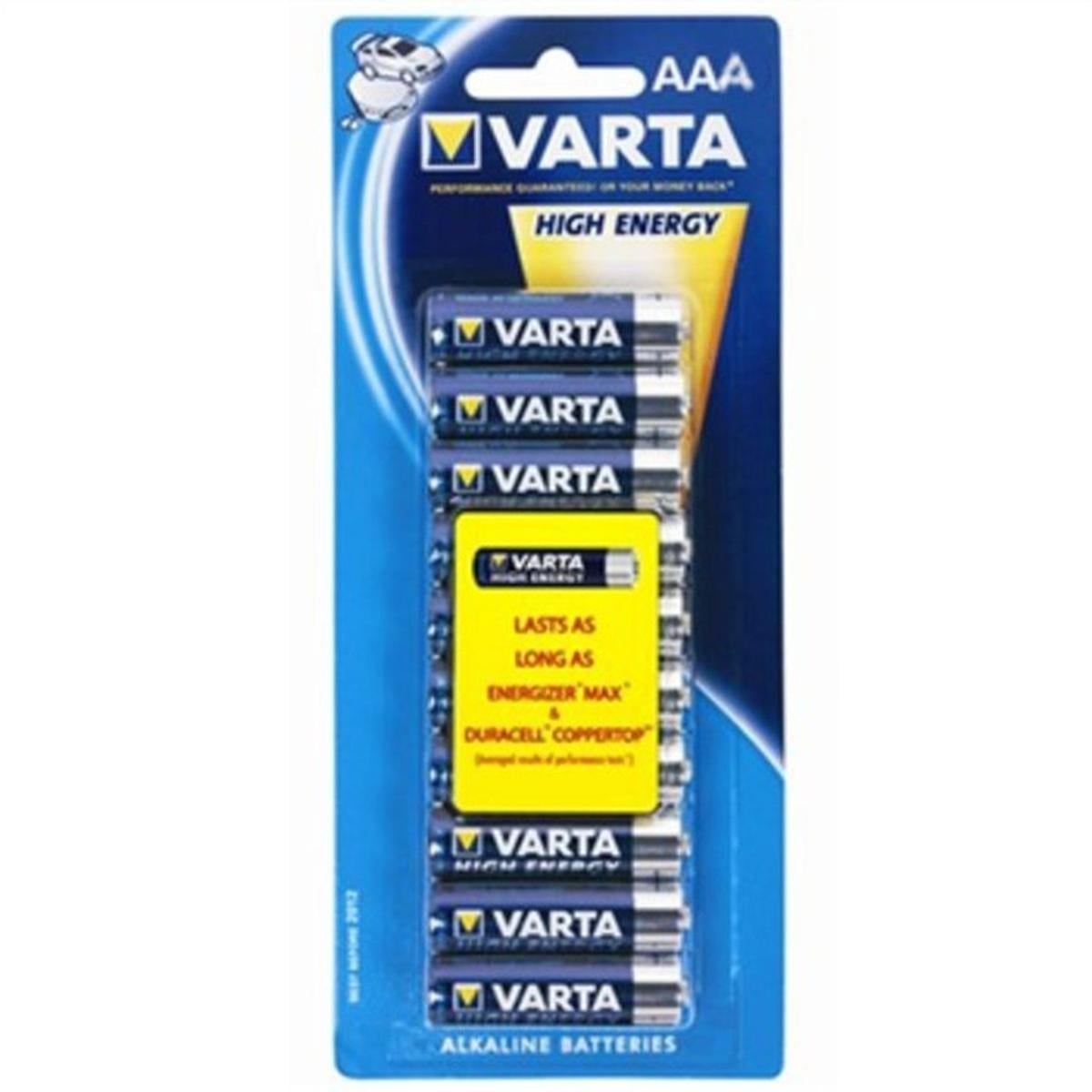 Varta Longlife Power AAA Batterien 10 Stück