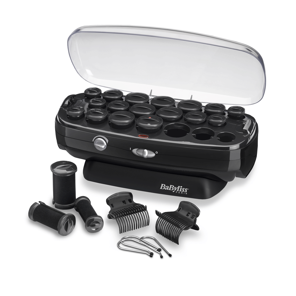 BaByliss RS035E Thermo Ceramic Rollers Lockenwickler schwarz (Verpackung geöffnet)