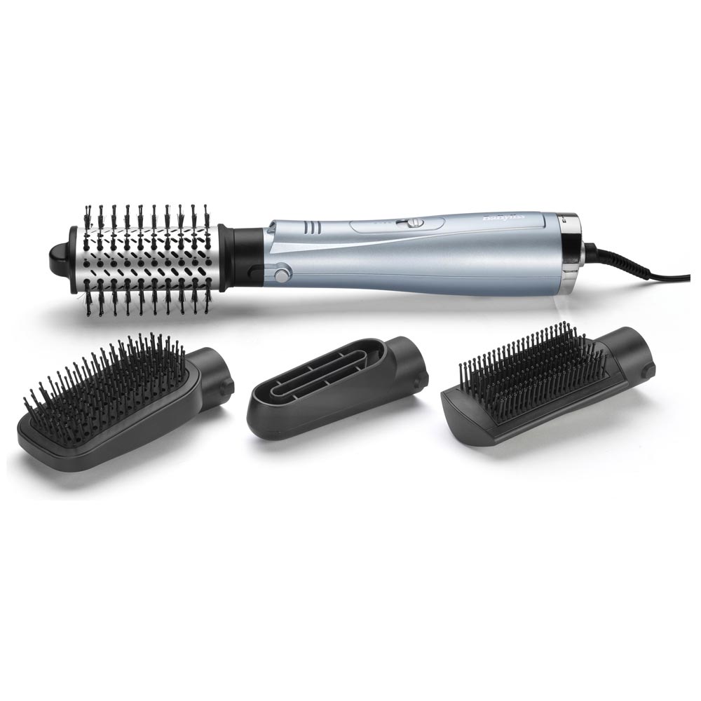BaByliss Hydro Fusion AS774E Warmluftbürste eisblau
