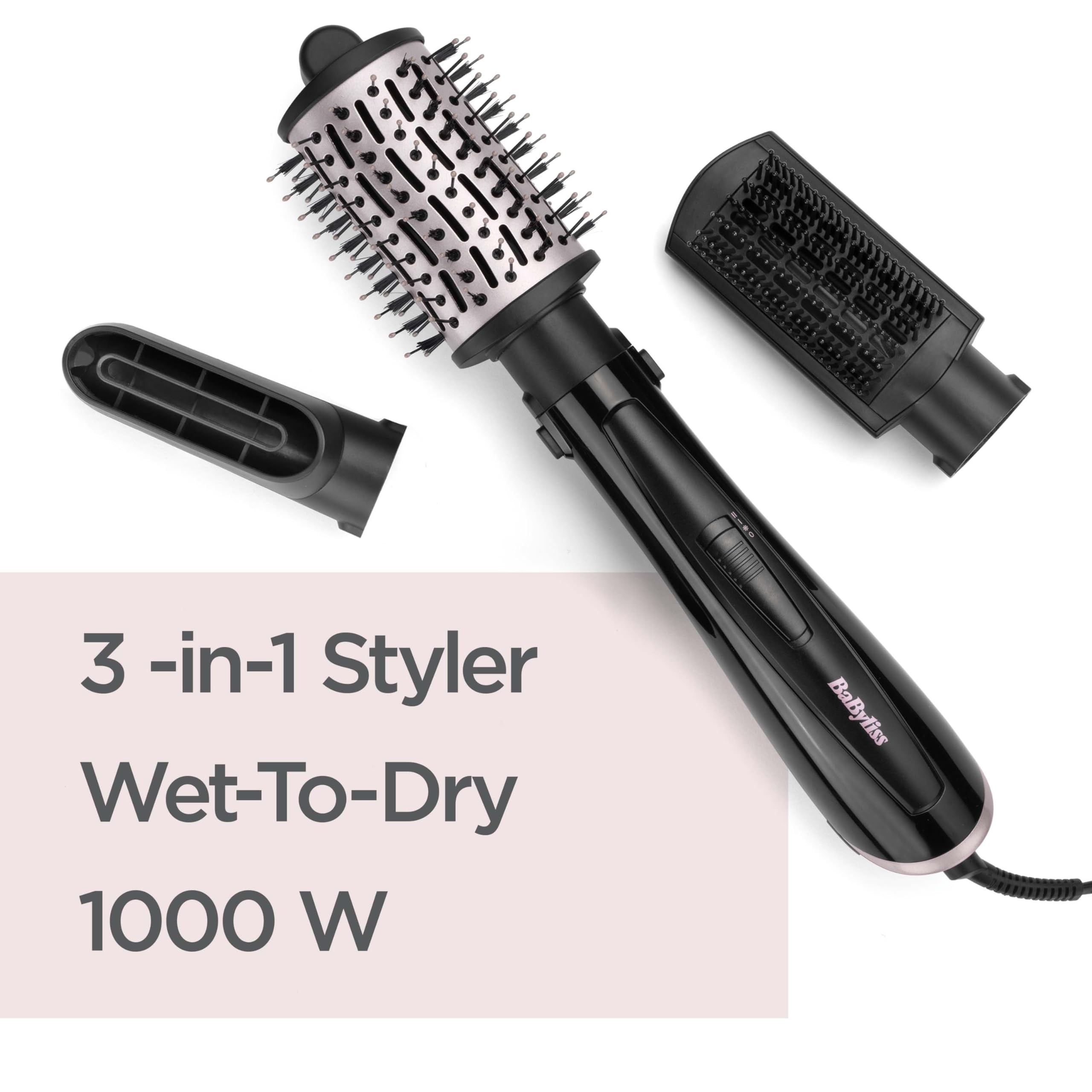BaByliss Style Smooth 1000 AS128E Warmluftbürste 1000W