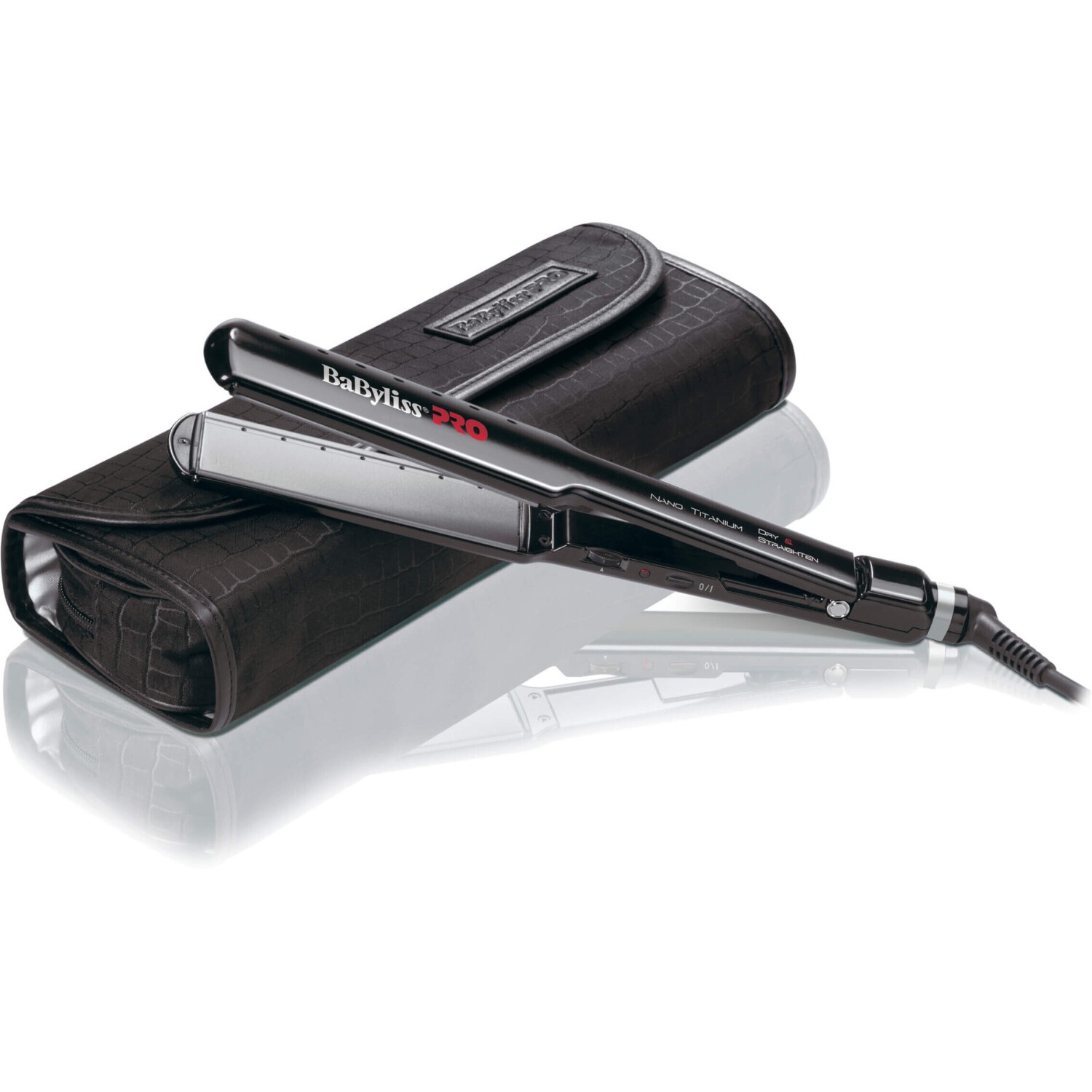 BaByliss PRO Straightener BAB2073E Haarglätter grau/schwarz