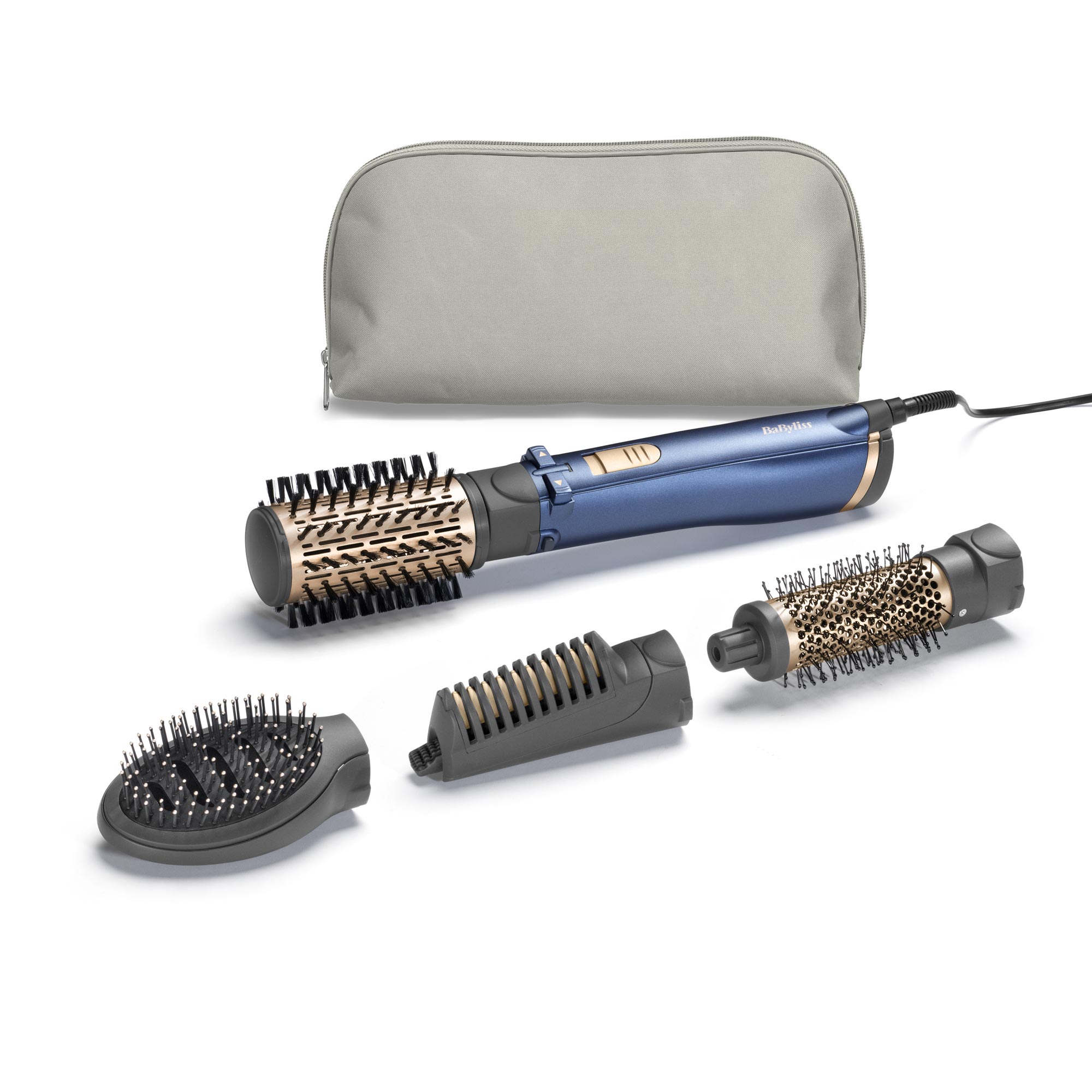 BaByliss Style Pro AS965E Warmluftbürste blau