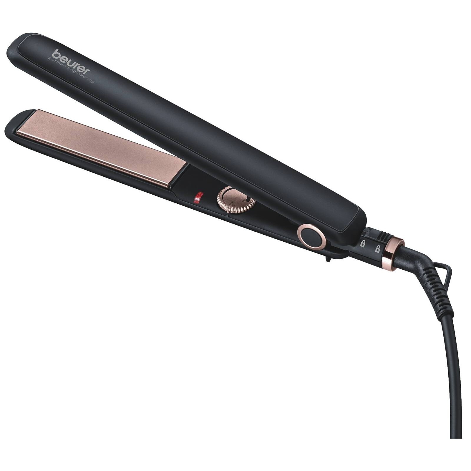 Beurer HS 30 Haarglätter schwarz/rosé