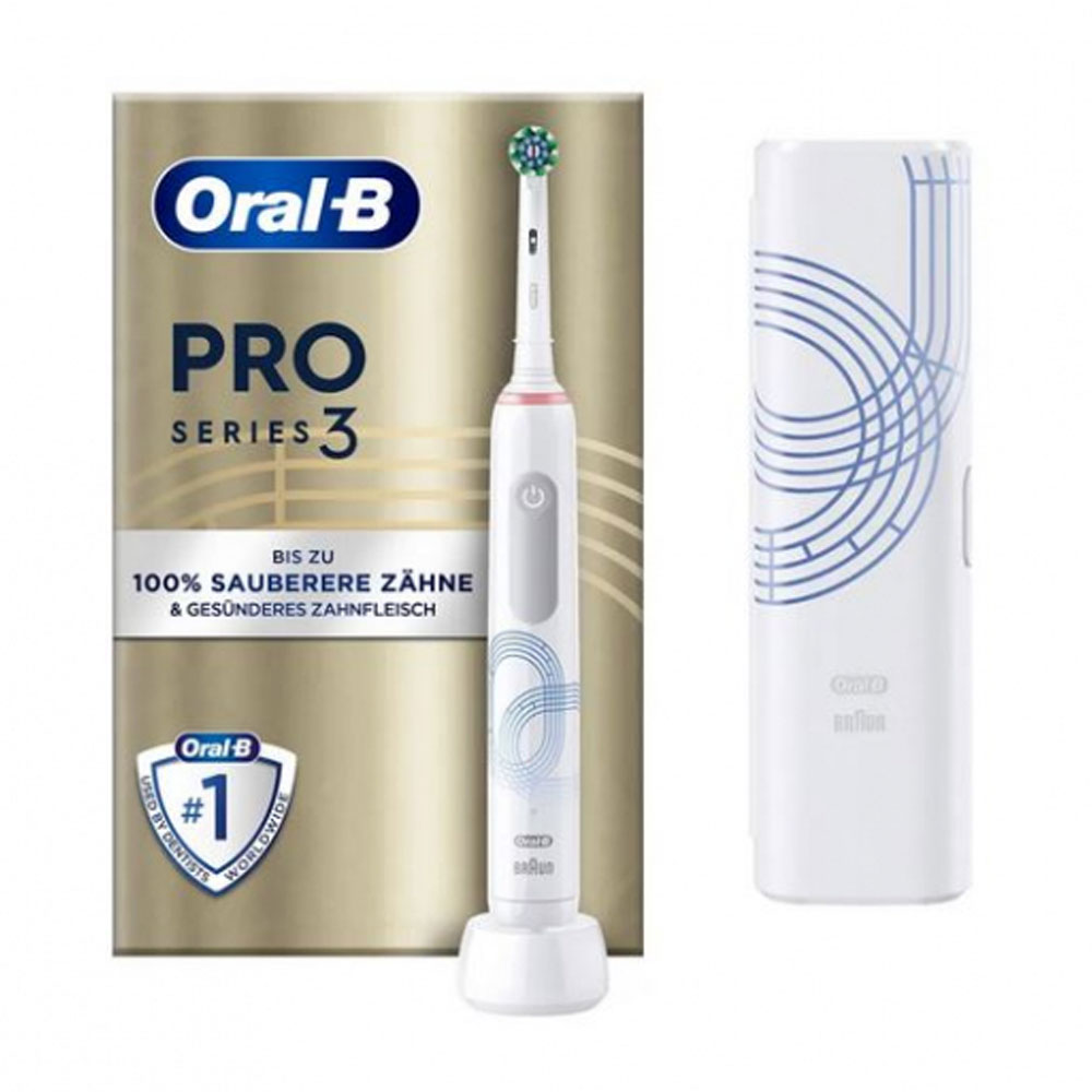 Oral-B Pro Series 3 elektrische Zahnbürste Olympia Special Edition weiß (2. Wahl)