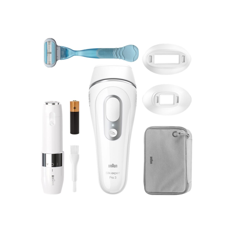 Braun Silk-expert Pro PL3129 IPL-Haarentfernungssystem + Mini-Gesichtsrasierer