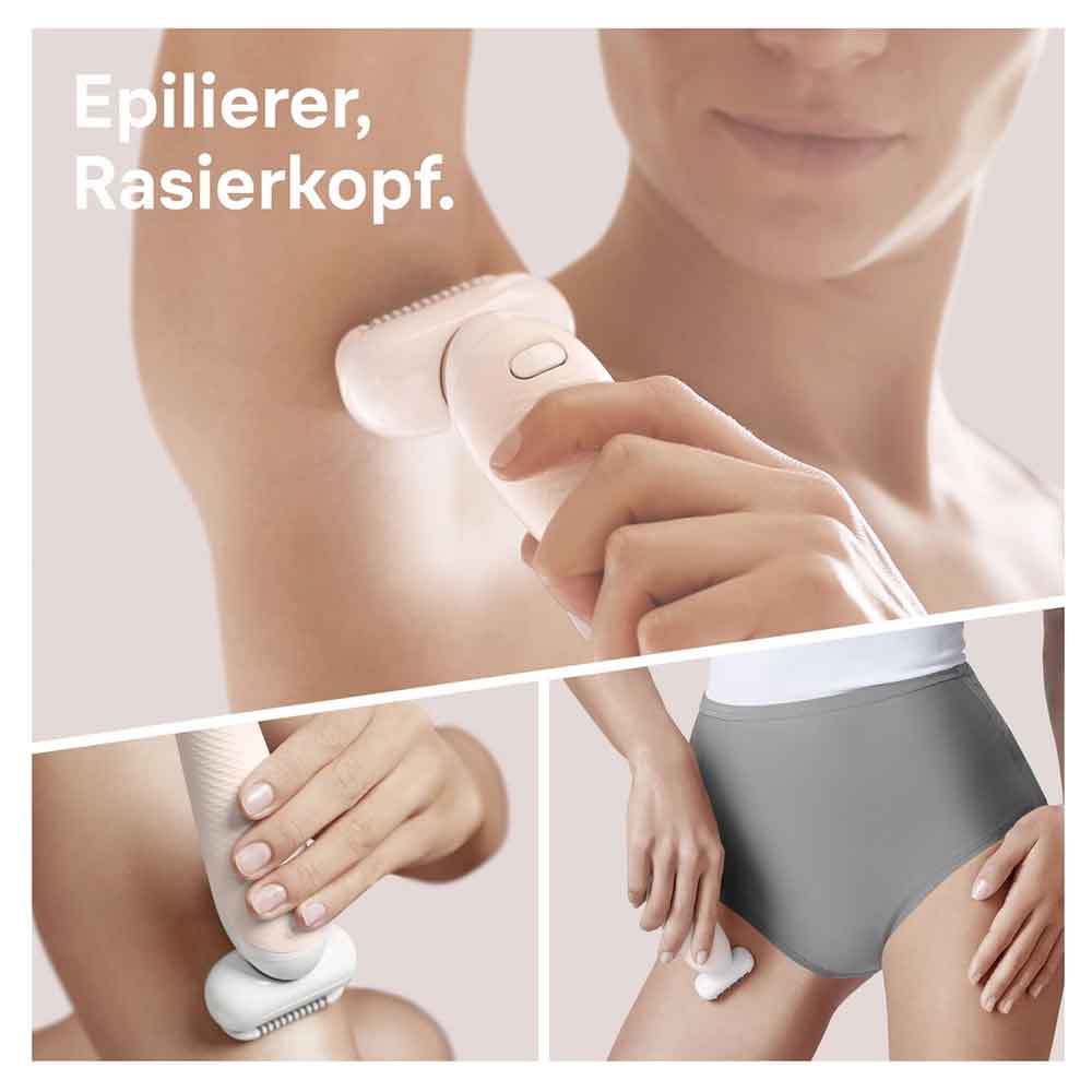 Braun Silk-épil 9 Flex 9-006 Epilierer weiß/gold