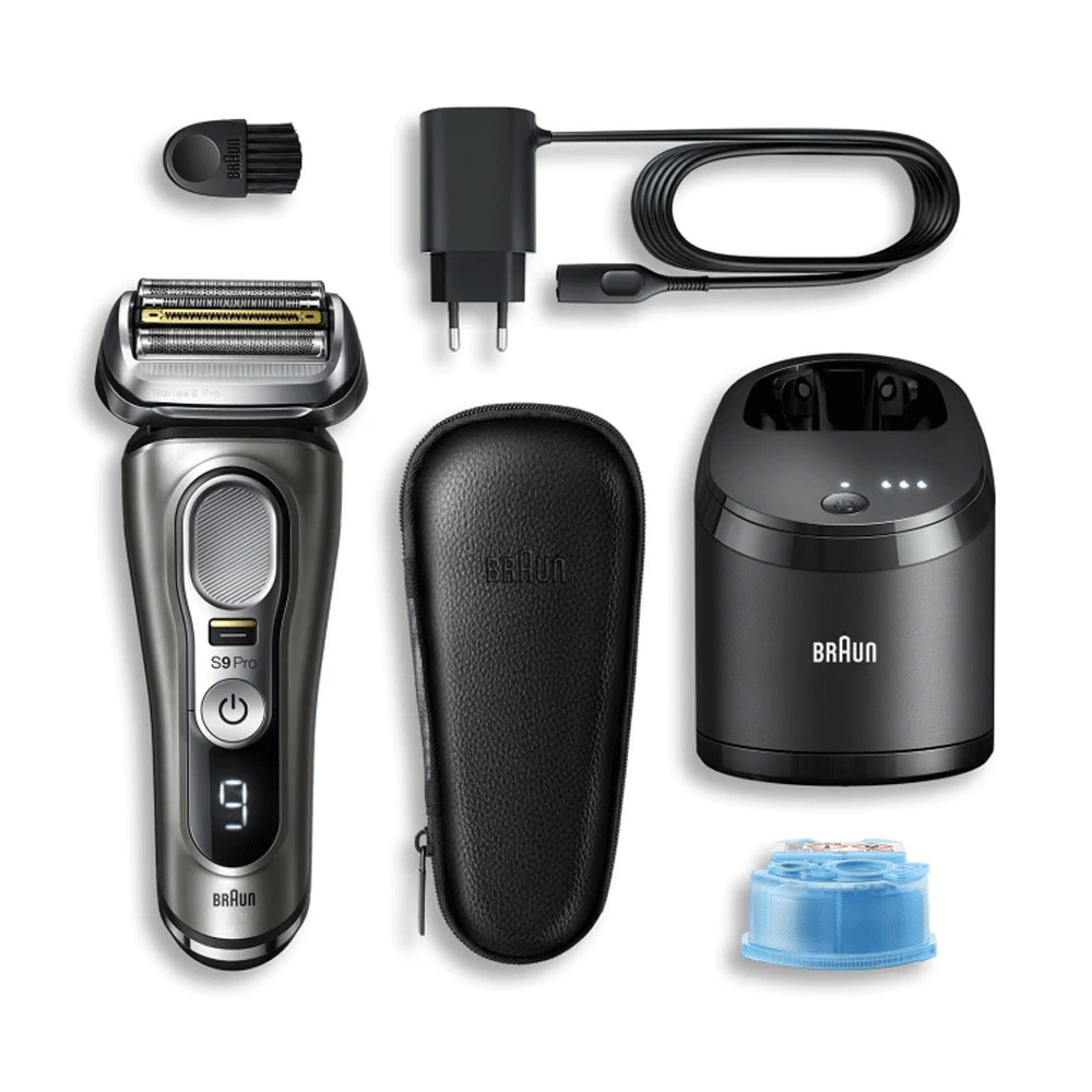 Braun Series 9 9485cc Pro Premium Herrenrasierer noble metal