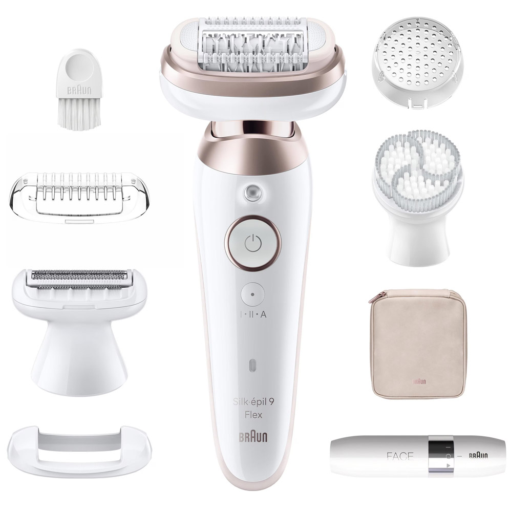 Braun Silk-épil 9 Flex 9-360 3D Epilierer weiß/rosegold (2.Wahl)