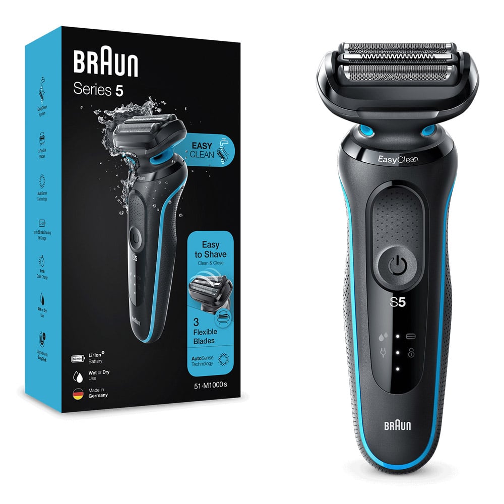 Braun Series 5 50-M1000s Elektrorasierer schwarz/mintgrün
