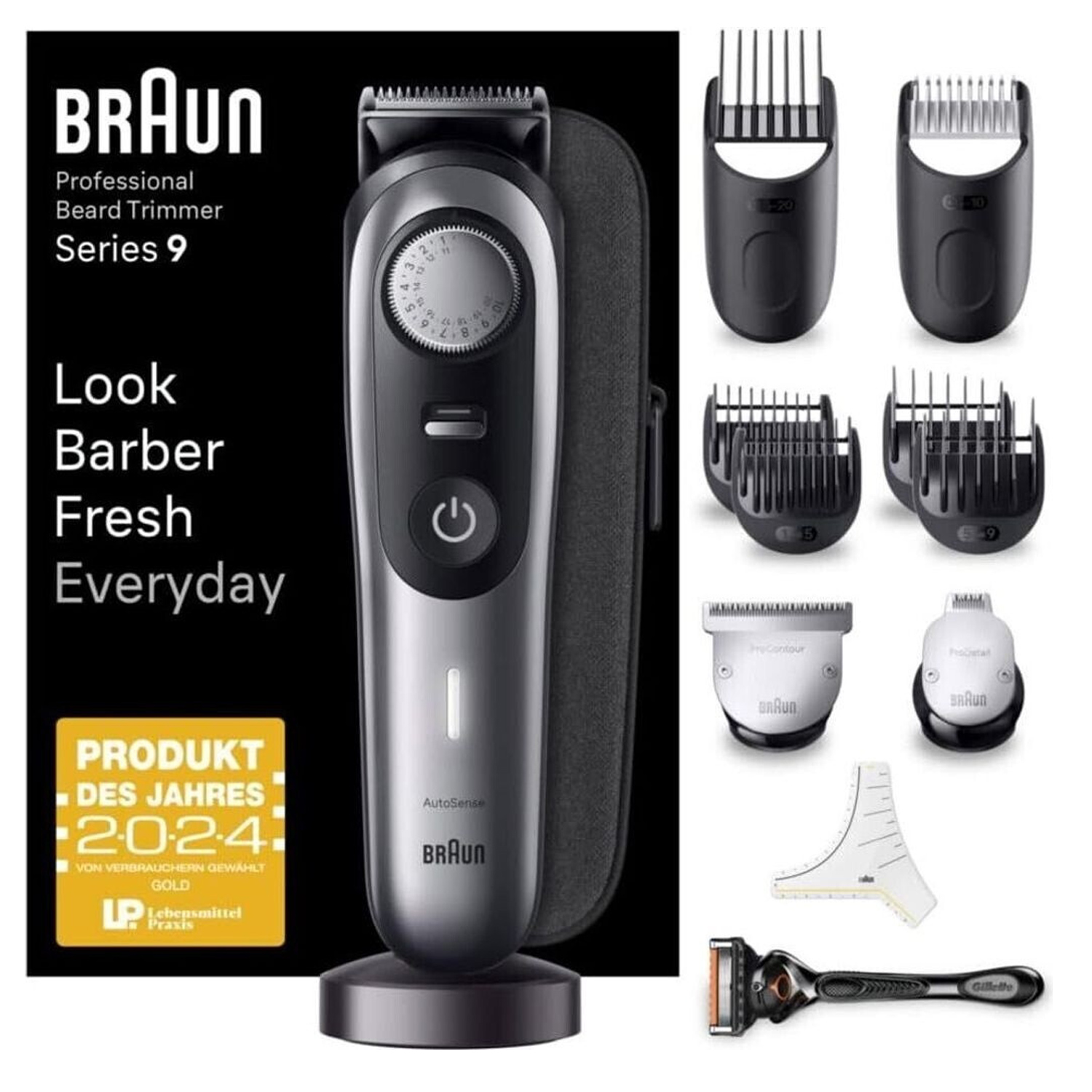 Braun Series 9 BT9440 Barttrimmer chrom