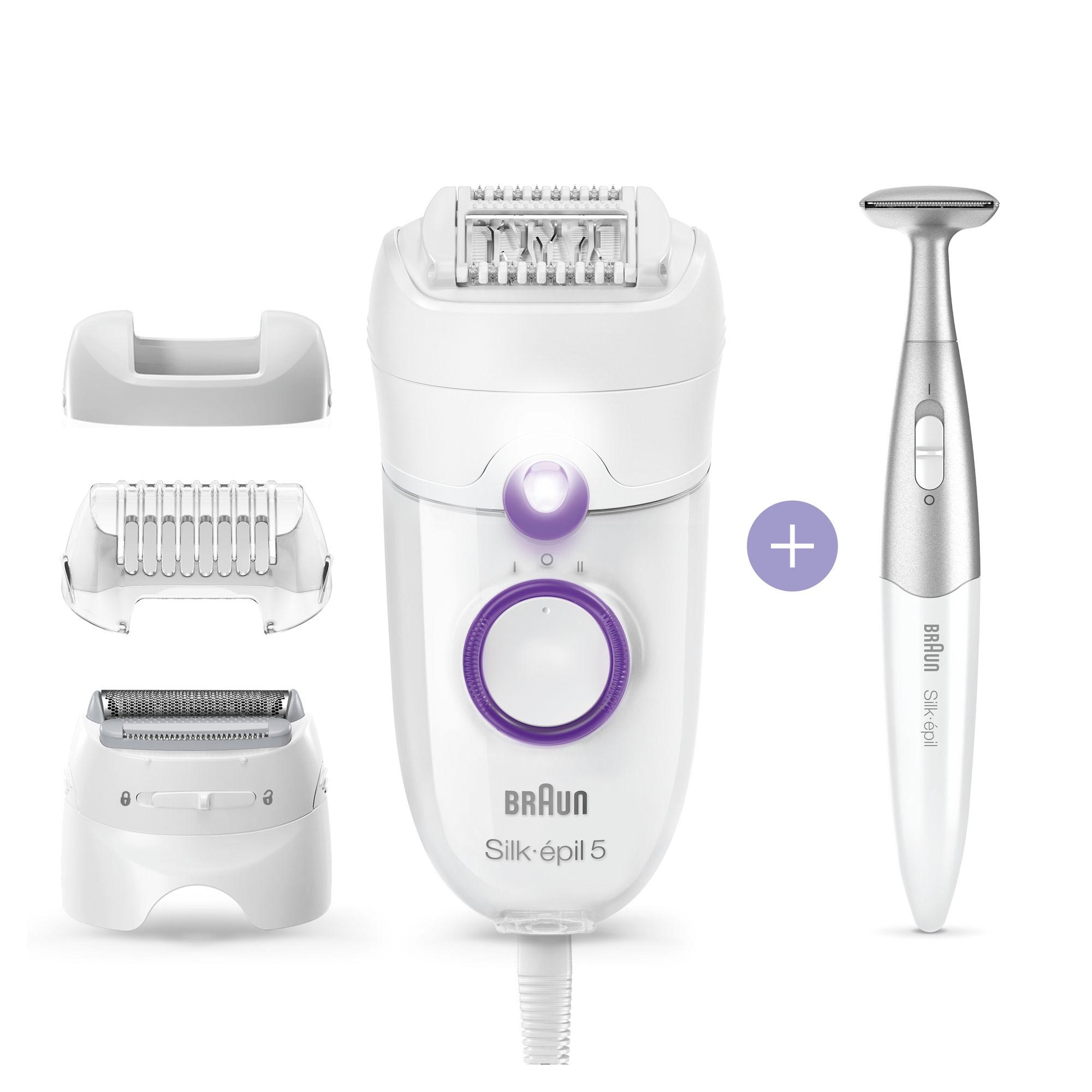 Braun Silk-épil 5 5-825 Power Epilierer weiß/violett
