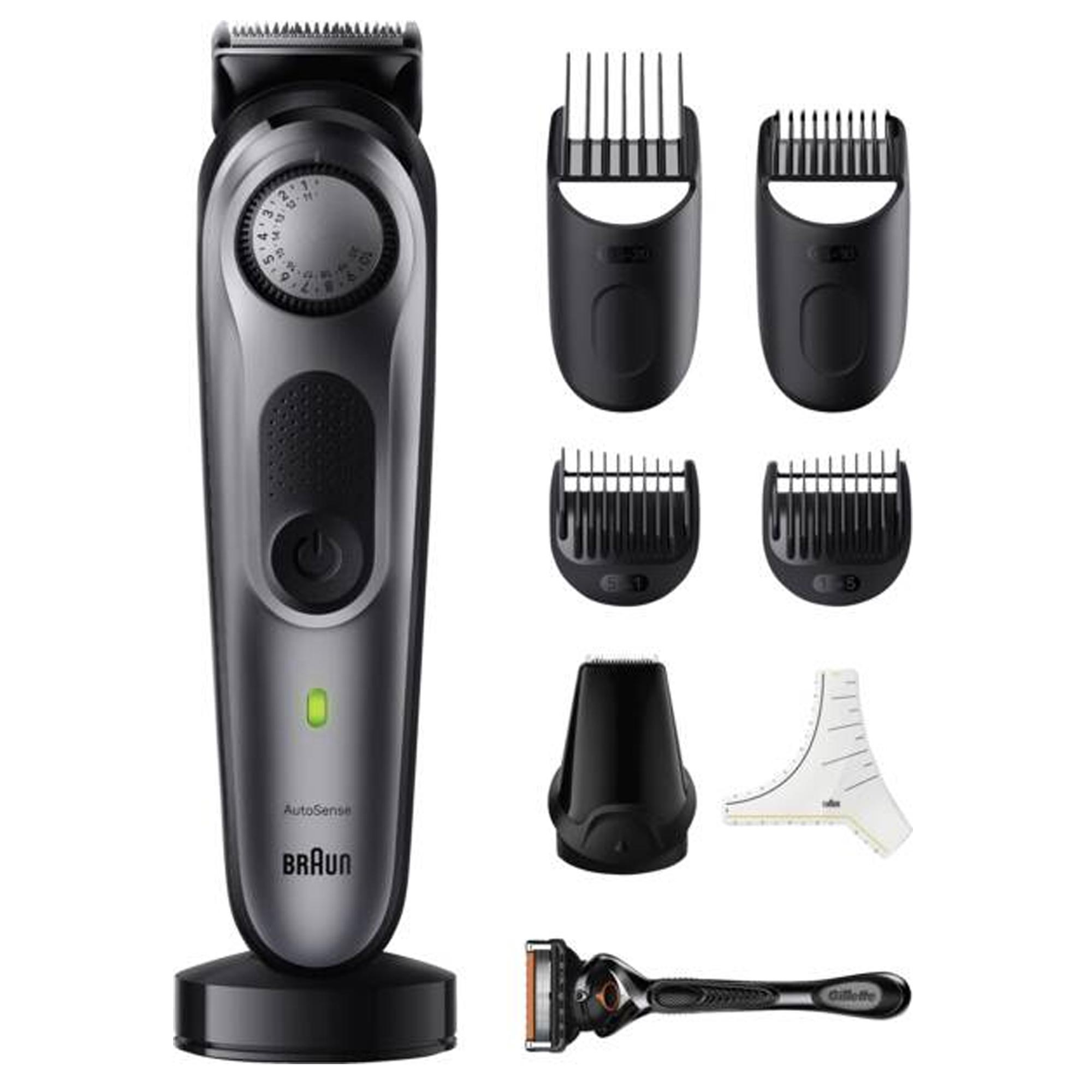 Braun BeardTrimmer 7 BT7420 Bartschneider grau