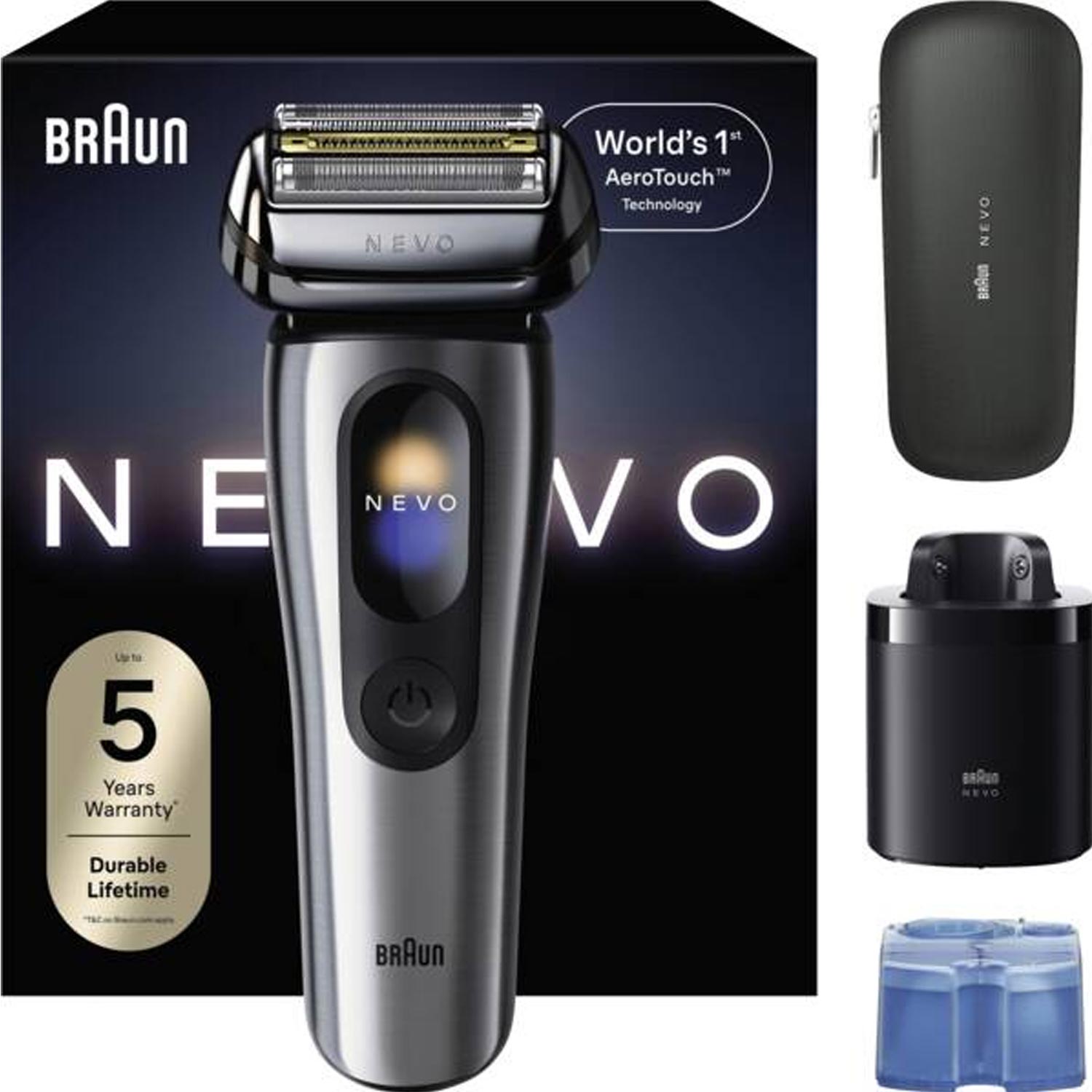 Braun NEVO 11000cc Rasierer silber