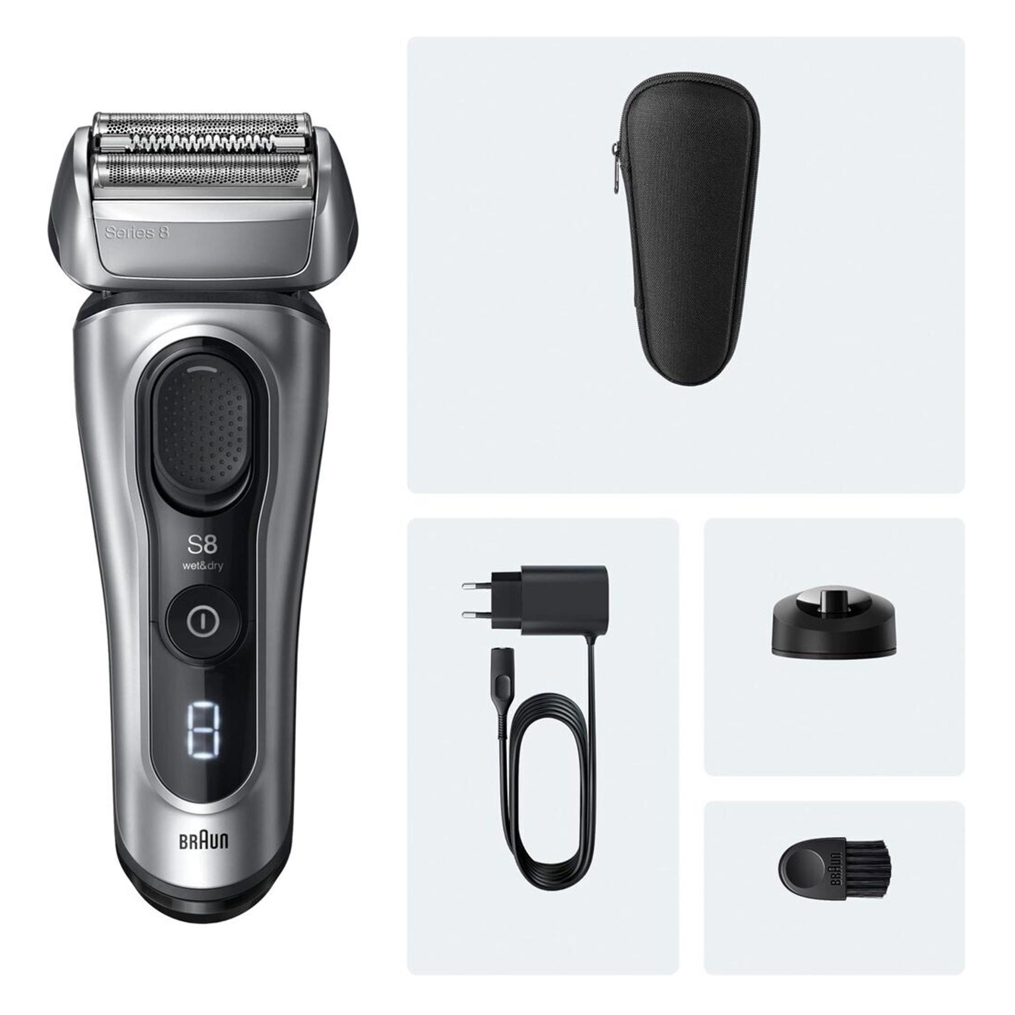 Braun Series 8 8617s Elektrorasierer silber