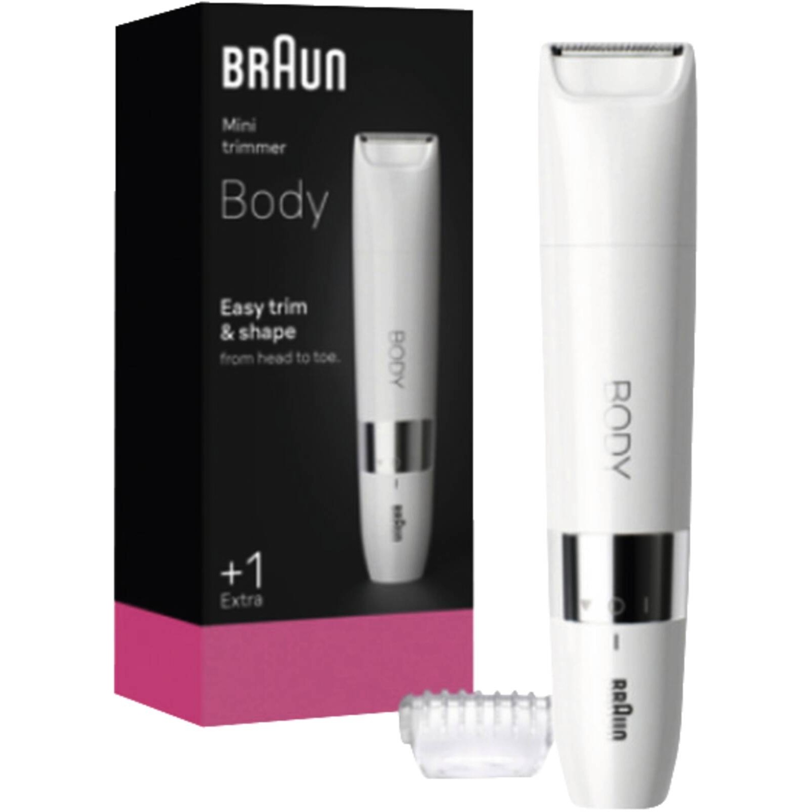 Braun BS1000 Body Mini Trimmer weiß