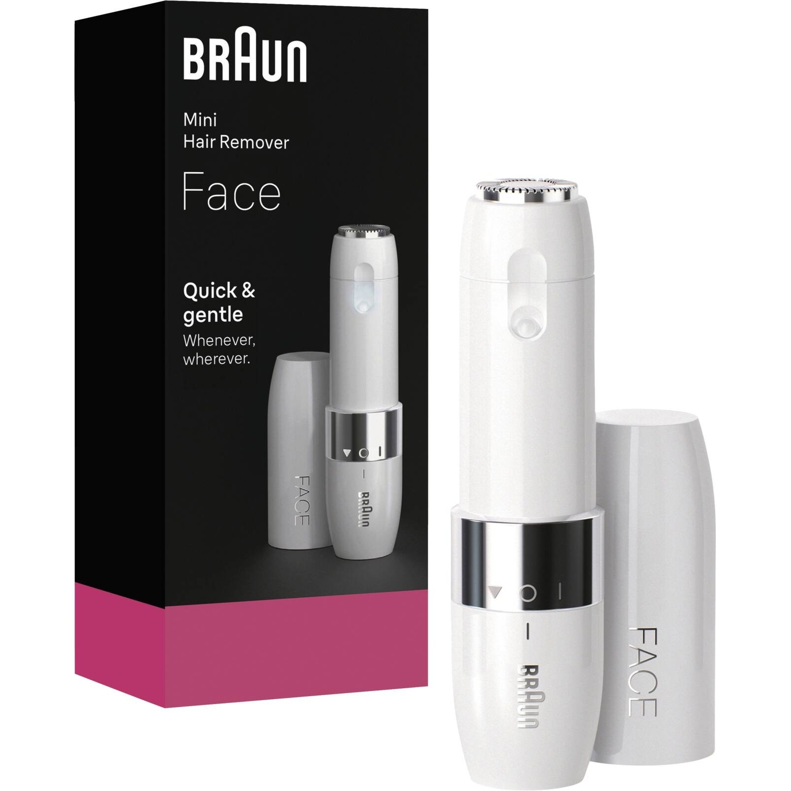 Braun Mini FS1000 Gesichtshaarentferner weiß