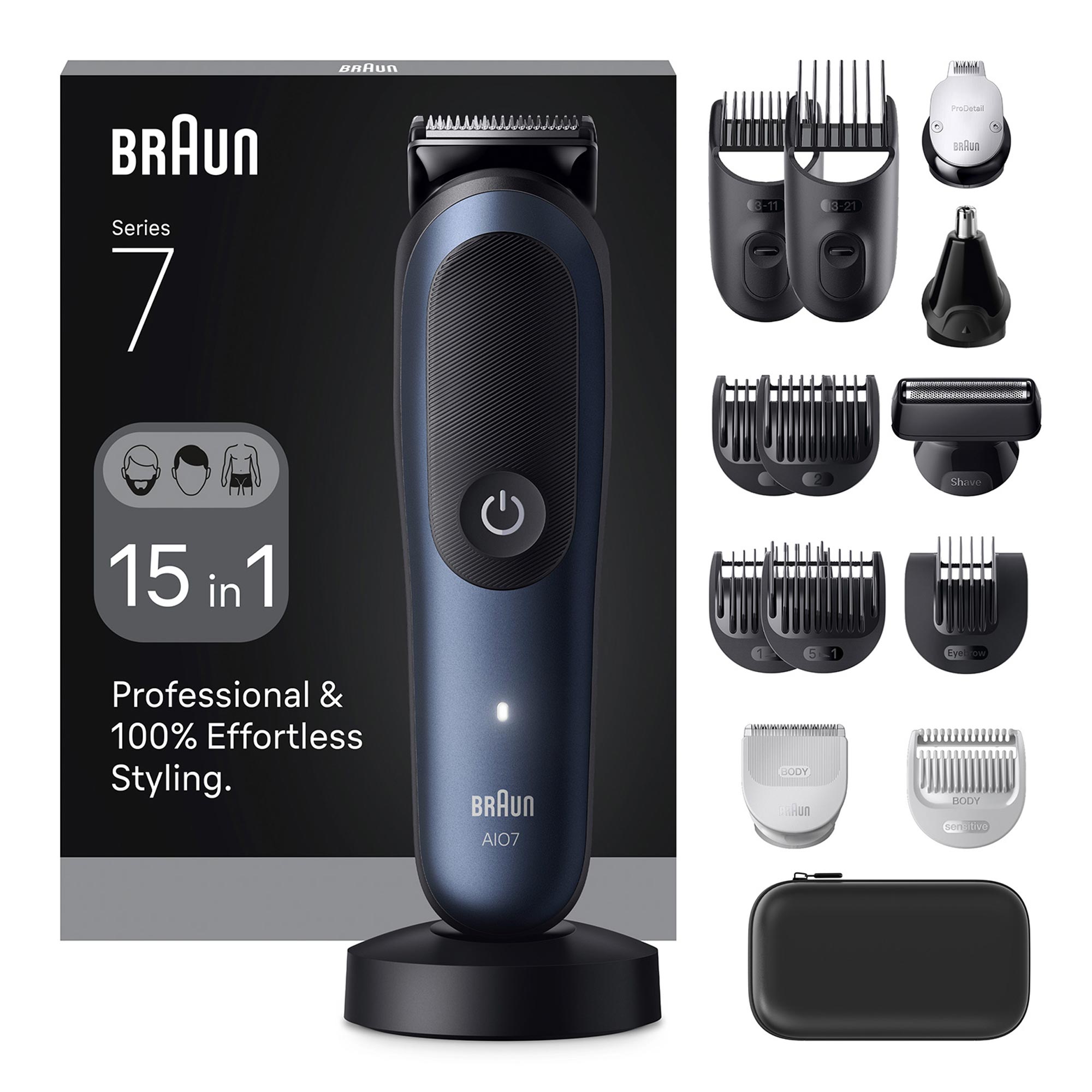 Braun Series 7 AIO7580 All-in-One Trimmer blau