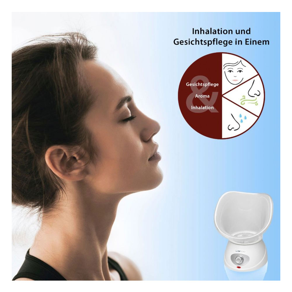 Clatronic GS 3656 2in1 Gesichtssauna und Inhalationsgerät