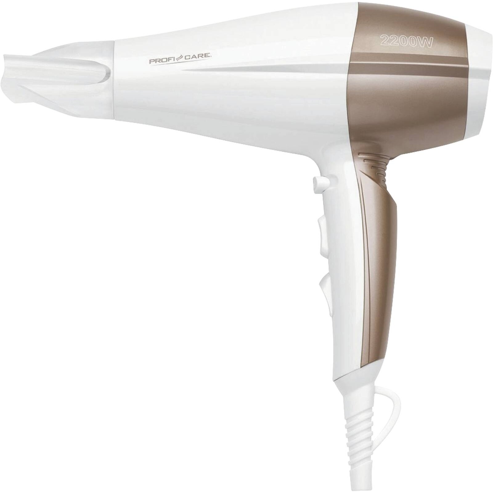 ProfiCare PC-HT 3010 Haartrockner weiß/champagner