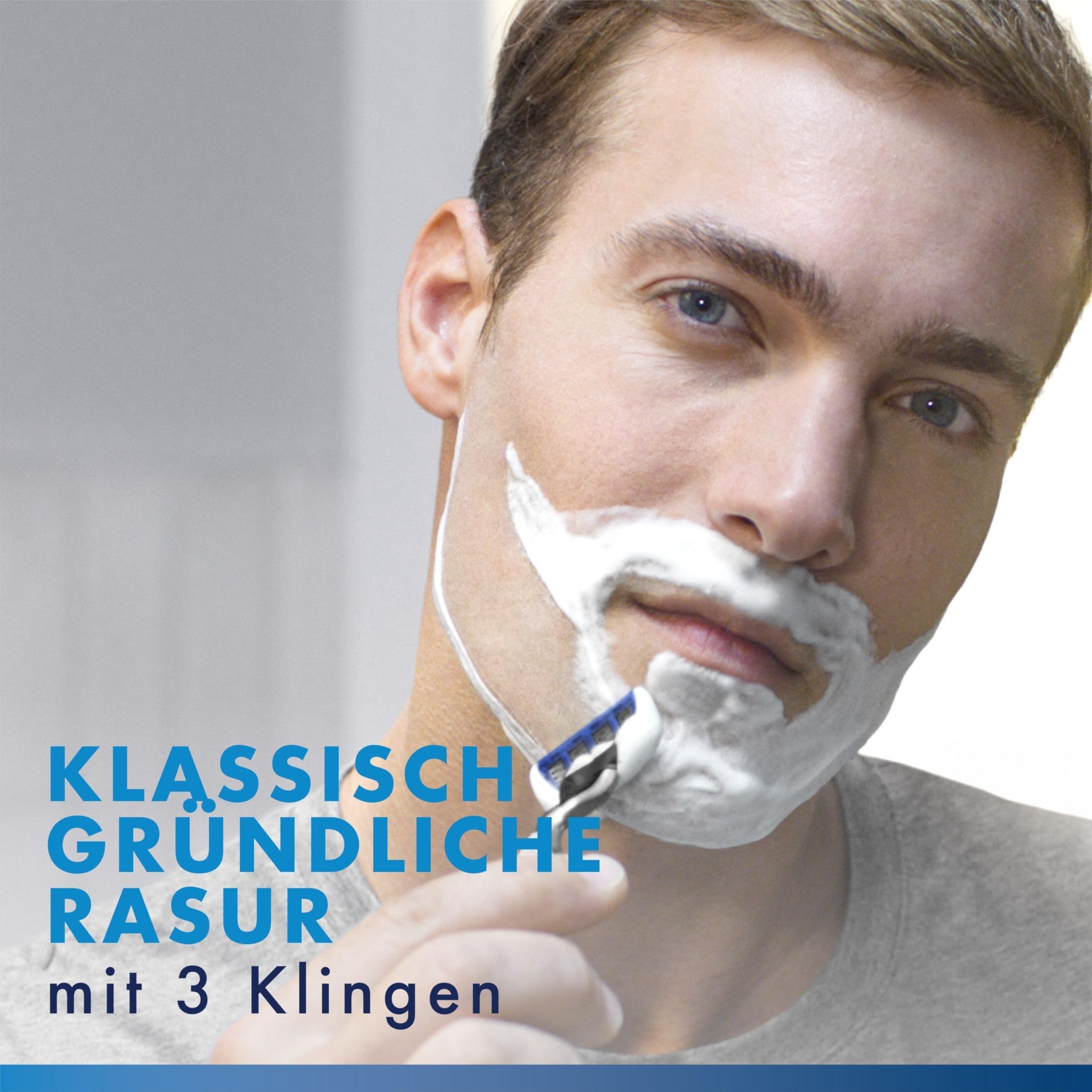 Gillette Mach3 Turbo Rasierer inkl. 1 Klinge grau