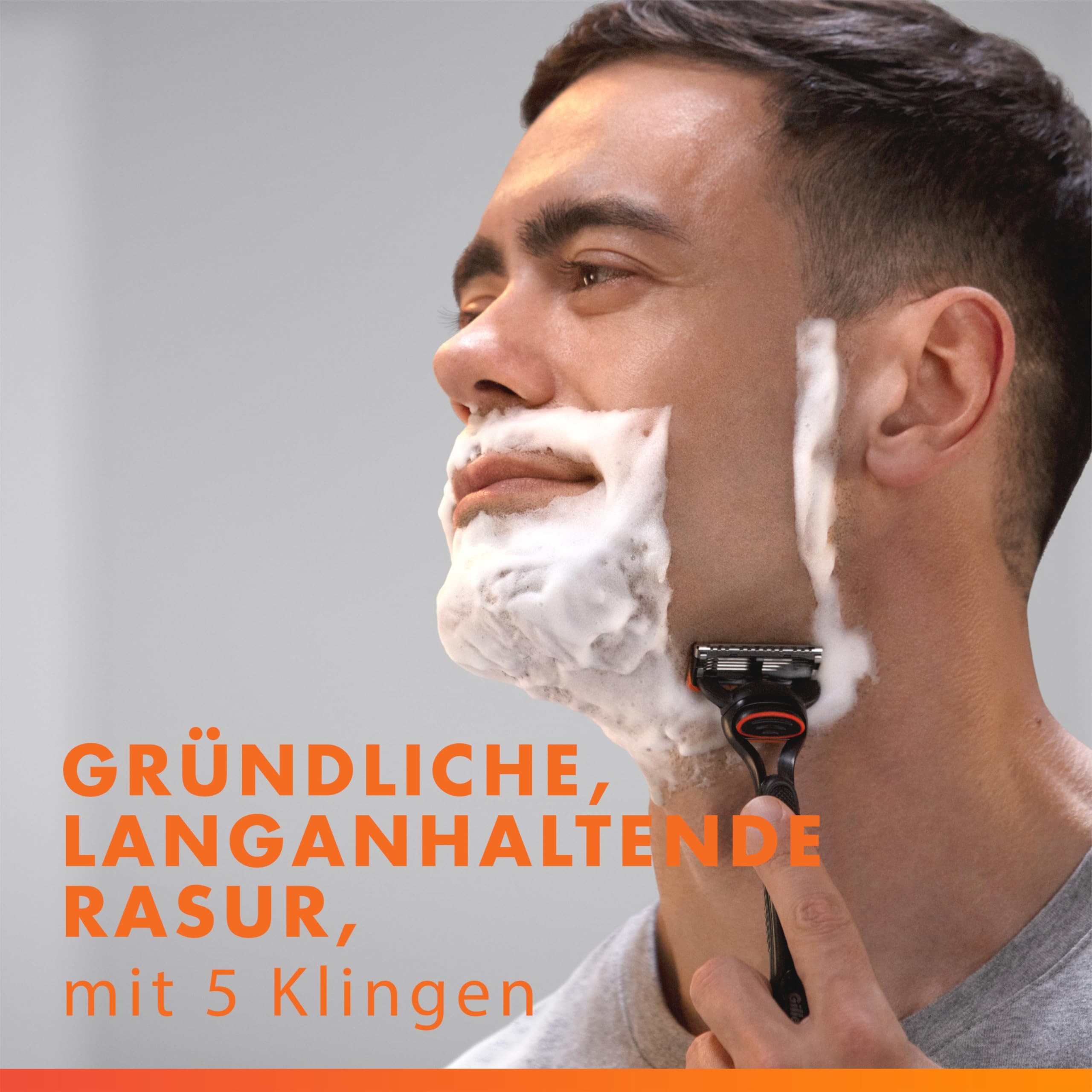Gillette Fusion5 Rasierer, 4 Ersatzklingen