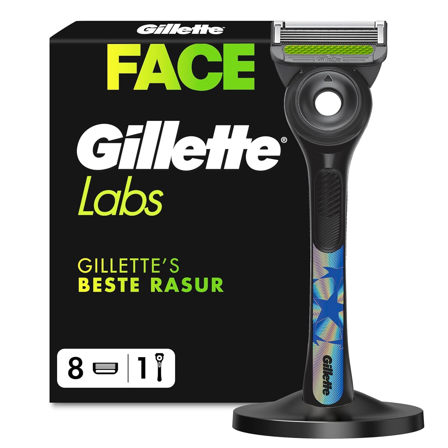 Gillette Labs UEFA Champions League Special Edition Nassrasierer schwarz