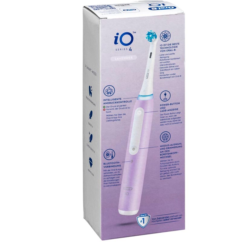 Oral-B iO Series 4 elektrische Zahnbürste lavender