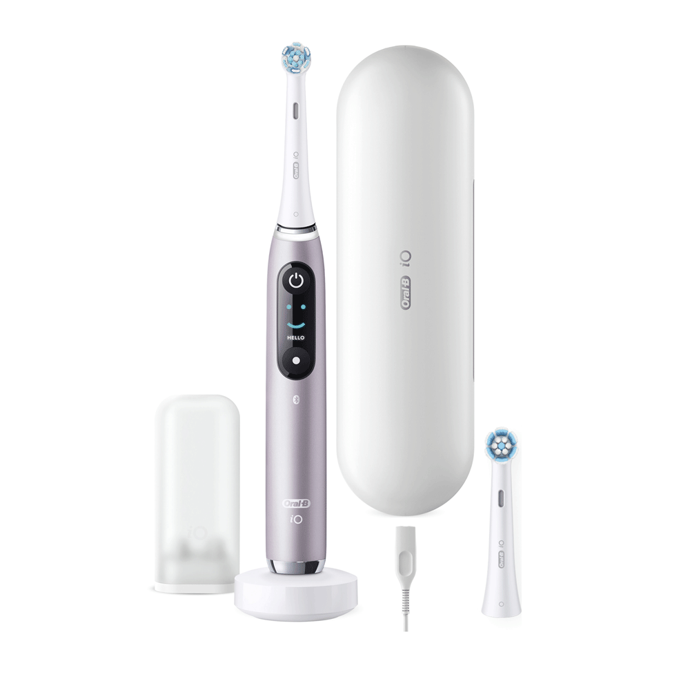 Oral-B iO Series 9N elektr. Zahnbürste Set rose quartz (Verpackung geöffnet)
