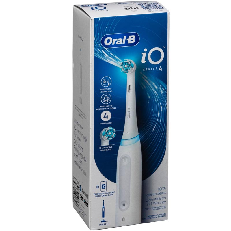 Oral-B iO Series 4 elektrische Zahnbürste weiß