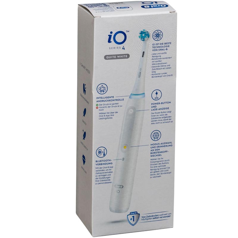 Oral-B iO Series 4 elektrische Zahnbürste weiß