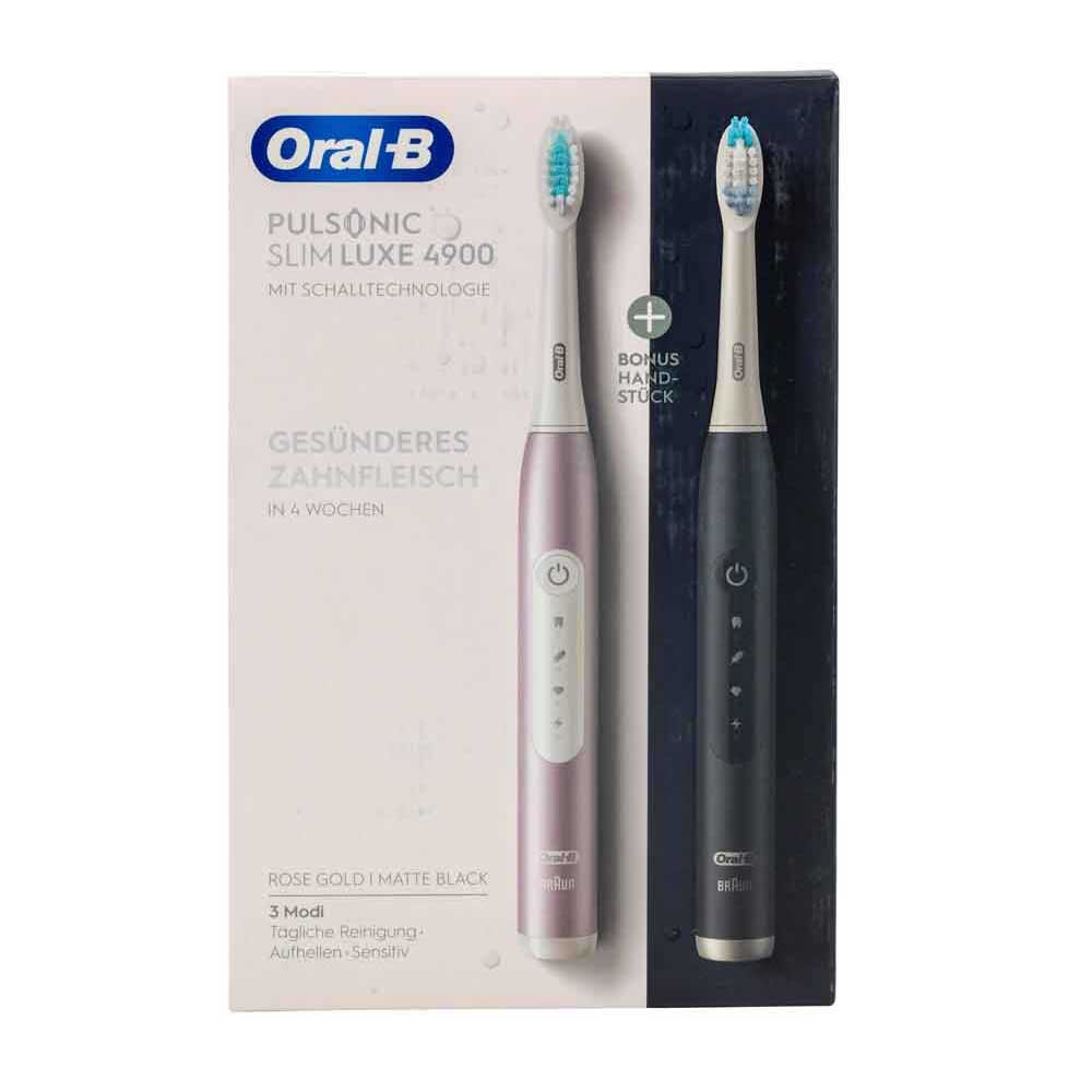 Oral-B Pulsonic Slim Luxe 4900 elektrische Schallzahnbürste schwarz (Verpackung geöffnet)