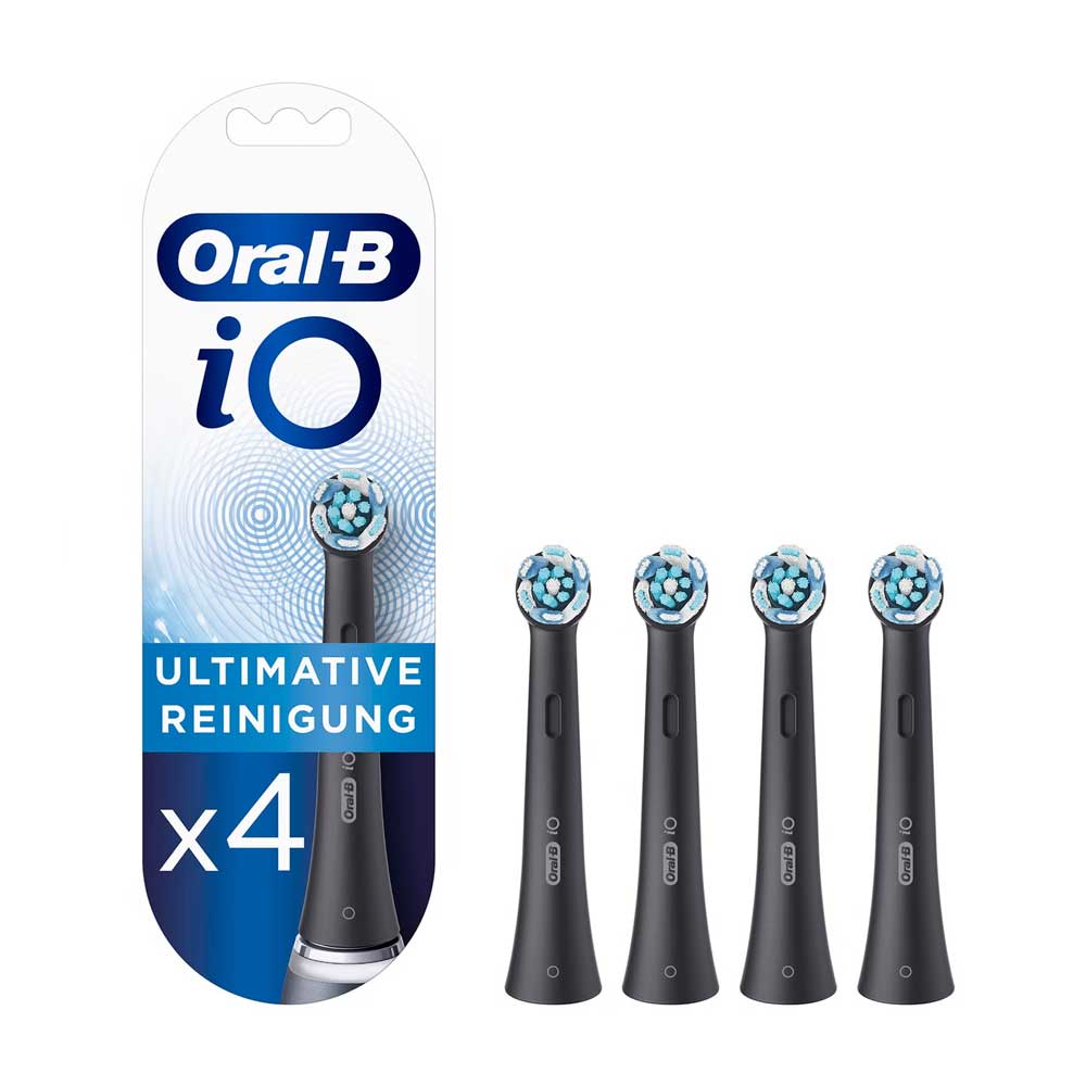 Oral-B iO Ultimative Reinigung Aufsteckbürsten 4er-Pack schwarz