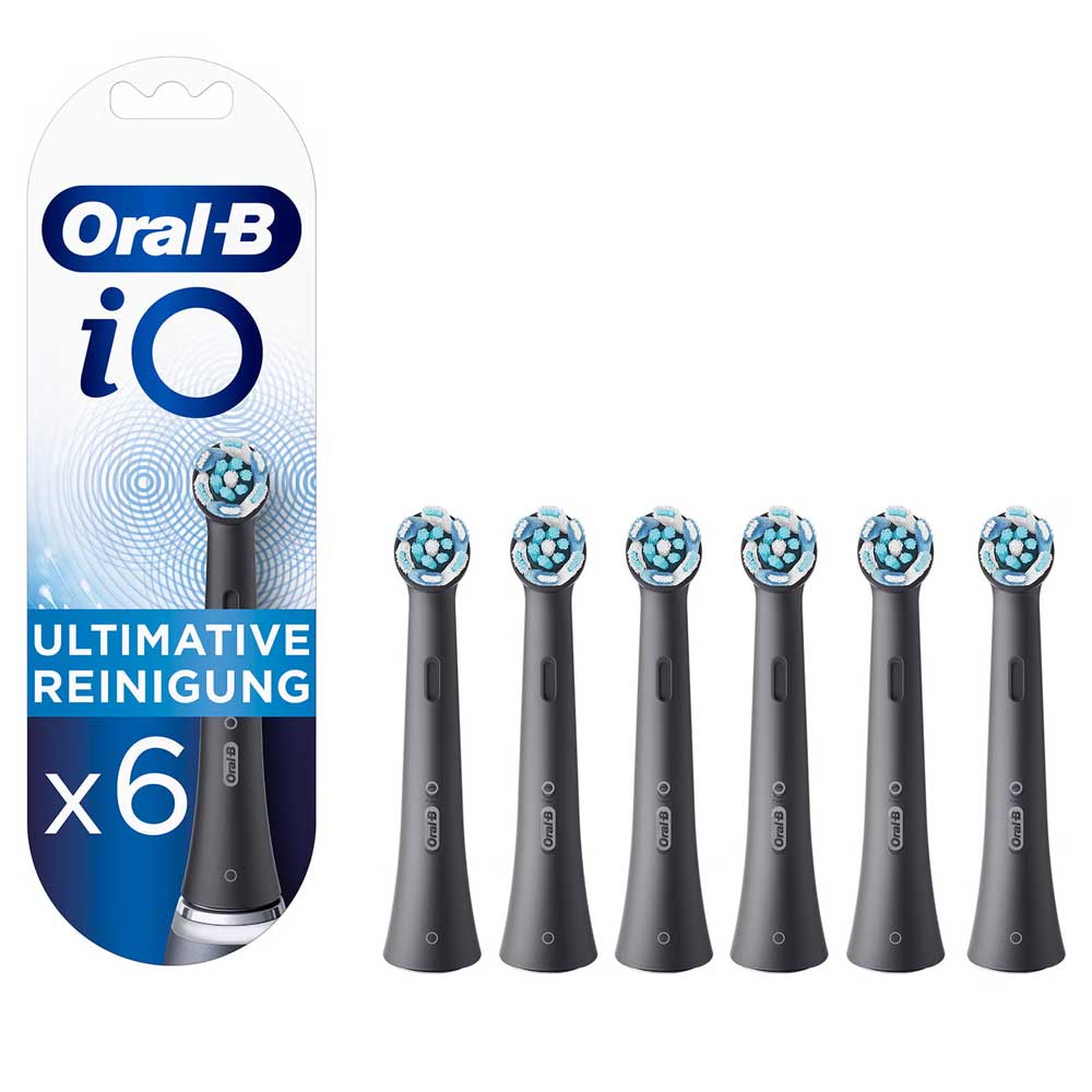 Oral-B&#x20;iO&#x20;Ultimative&#x20;Reinigung&#x20;Aufsteckb&#xFC;rsten&#x20;6er-Pack&#x20;schwarz