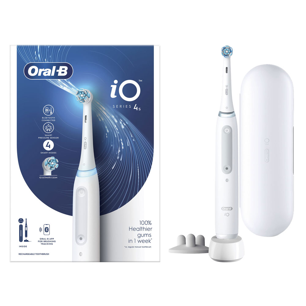 Oral-B iO 4s elektrische Zahnbürste weiß