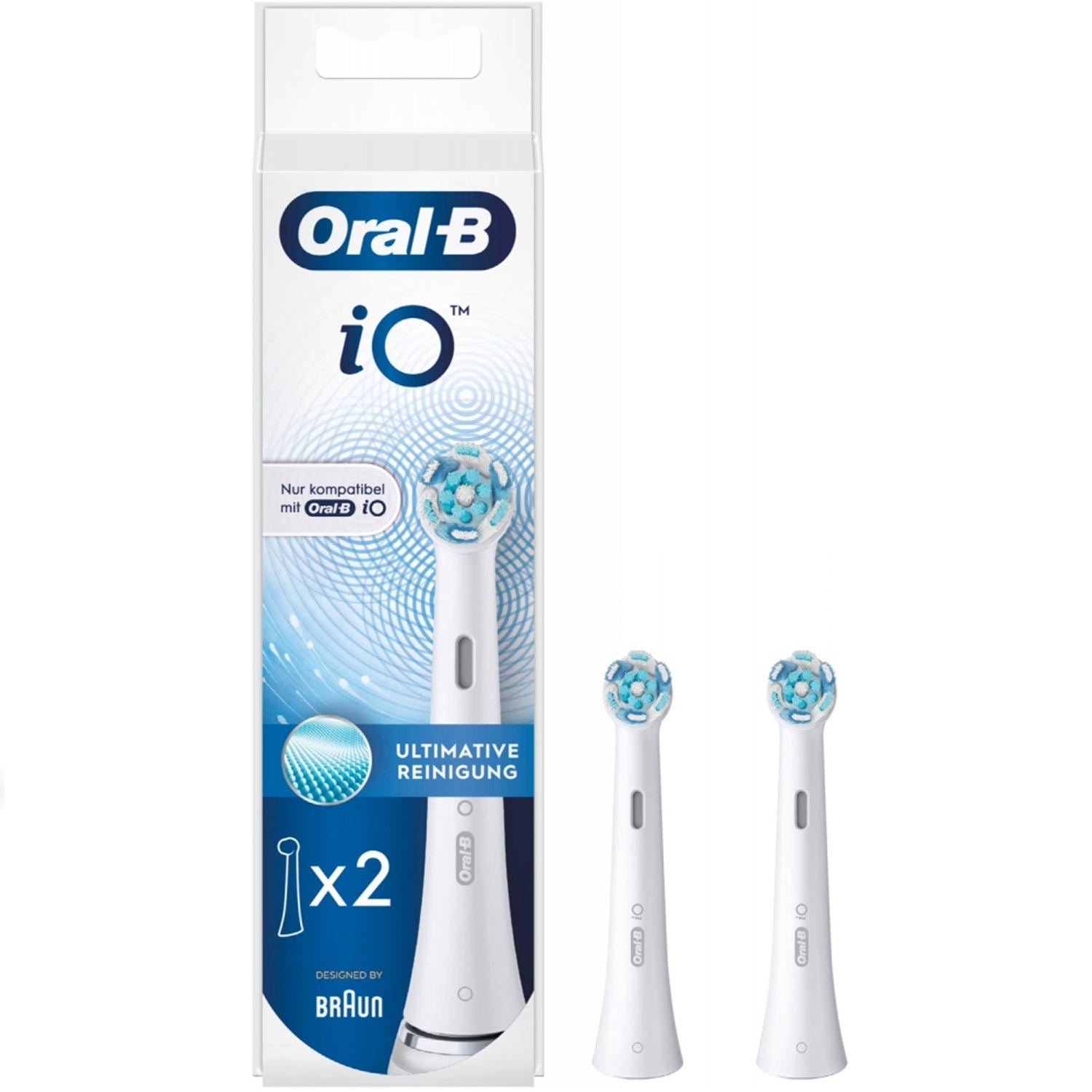 Oral-B iO Ultimative Reinigung Aufsteckbürsten weiß 2 Stück