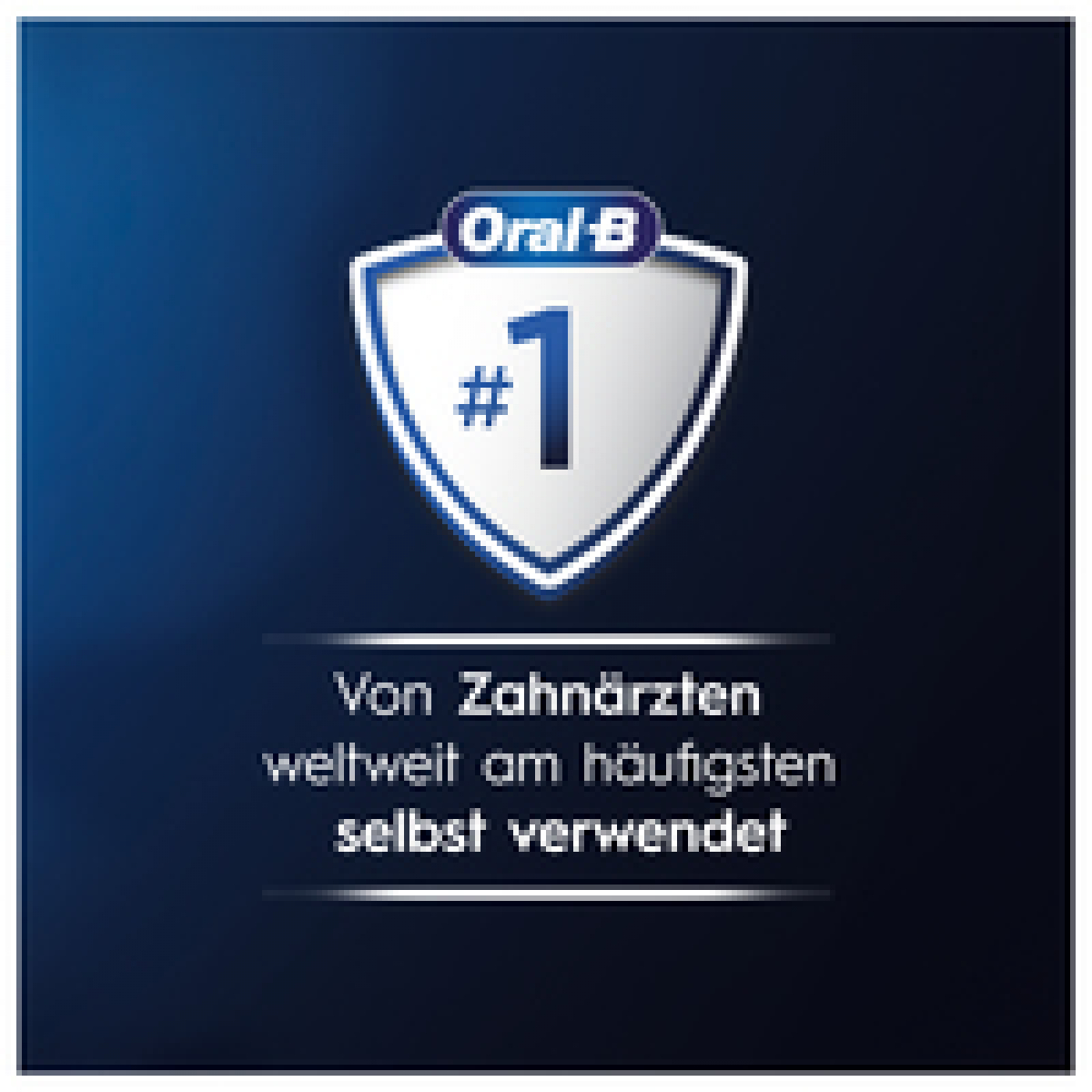 Oral-B Pro Series 1 elektrische Zahnbürste schwarz