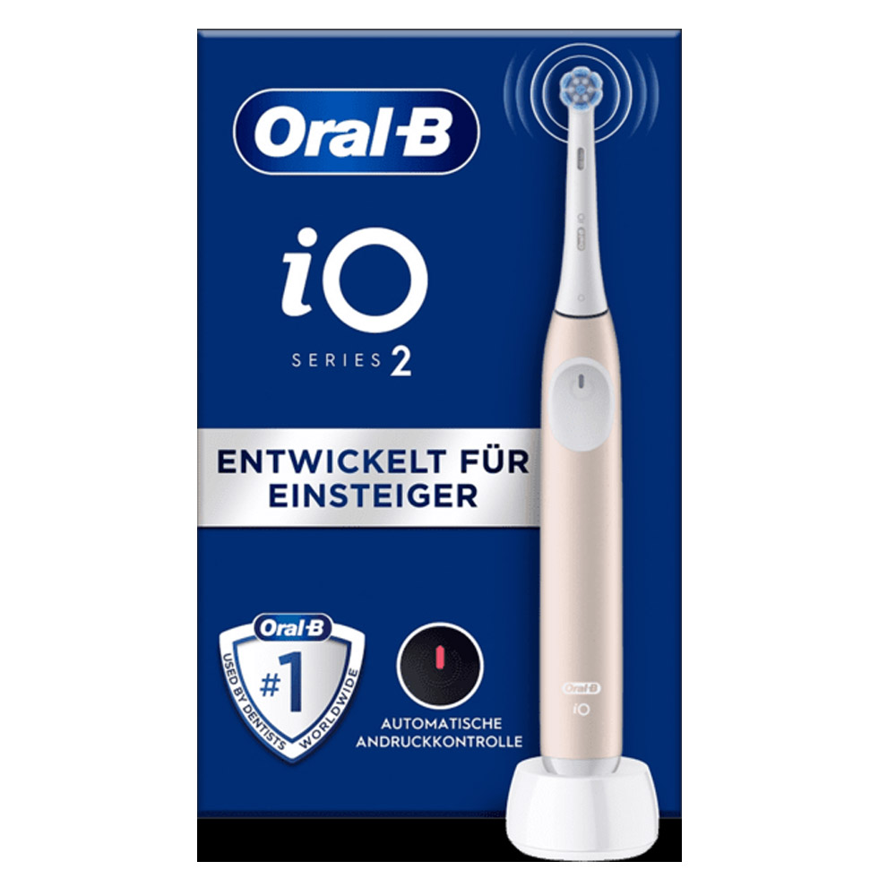 Oral-B iO 2 elektrische Zahnbürste hellrosa