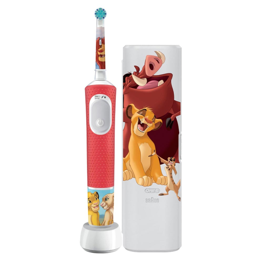 Oral-B Pro Kids König der Löwen elektrische Zahnbürste weiß/rot
